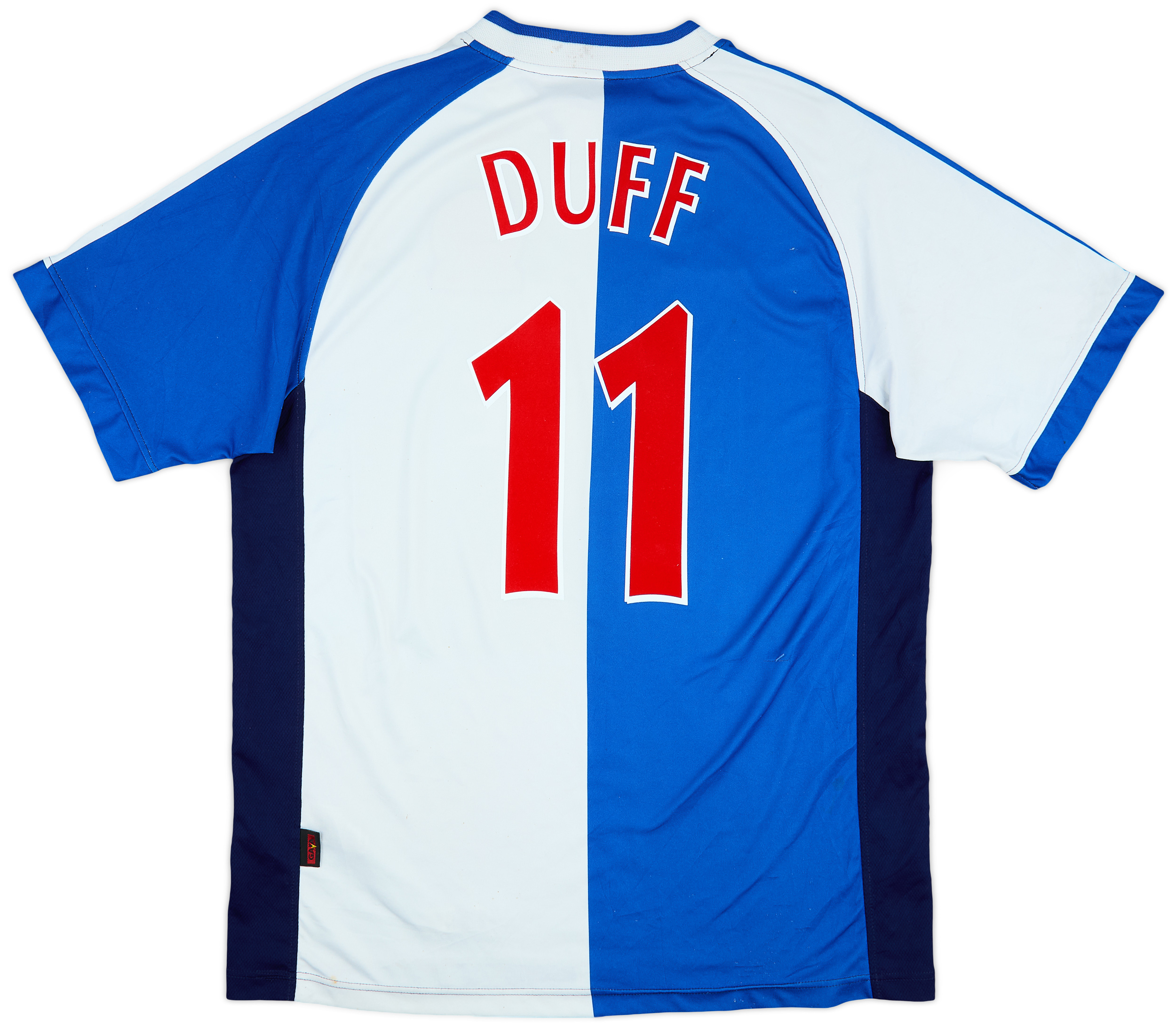200002 Blackburn Home Shirt Duff 11 5/10 (L)