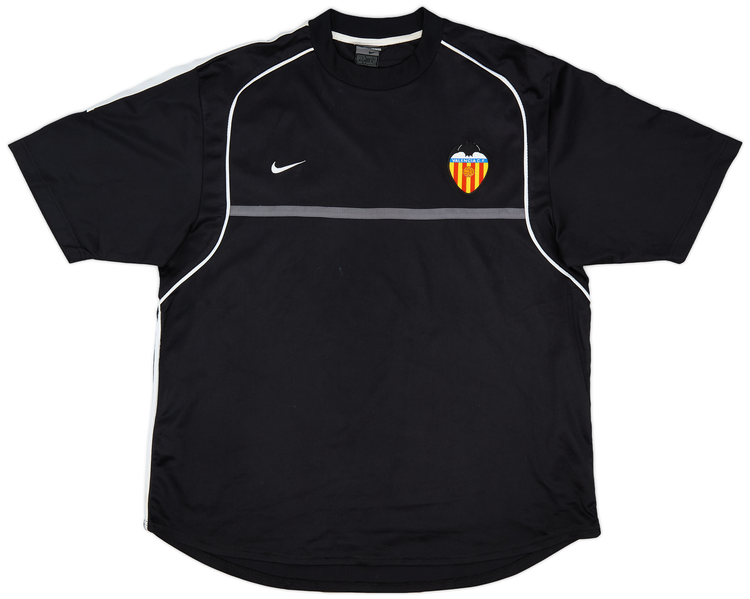 06-07 Valencia C.F. ユニ　アウェイblack NIKE L 2006-07 Valencia Away Shirt - 6/10 - (M)