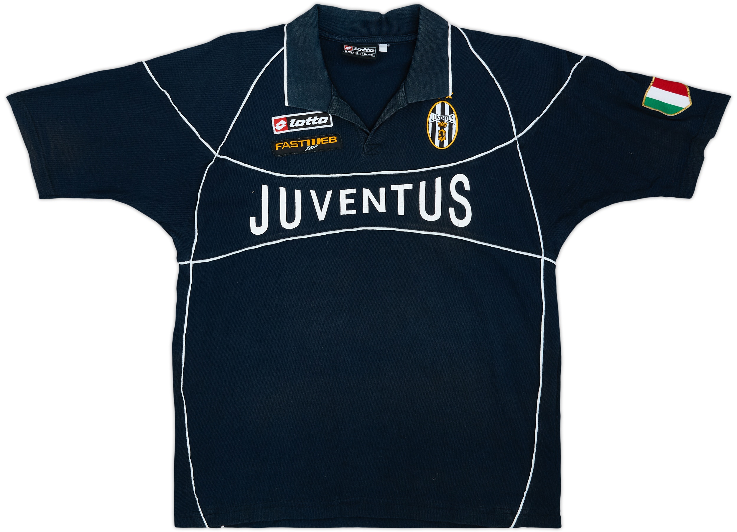 2001-02 Juventus Lotto Polo Shirt - 7/10 - (XXL)