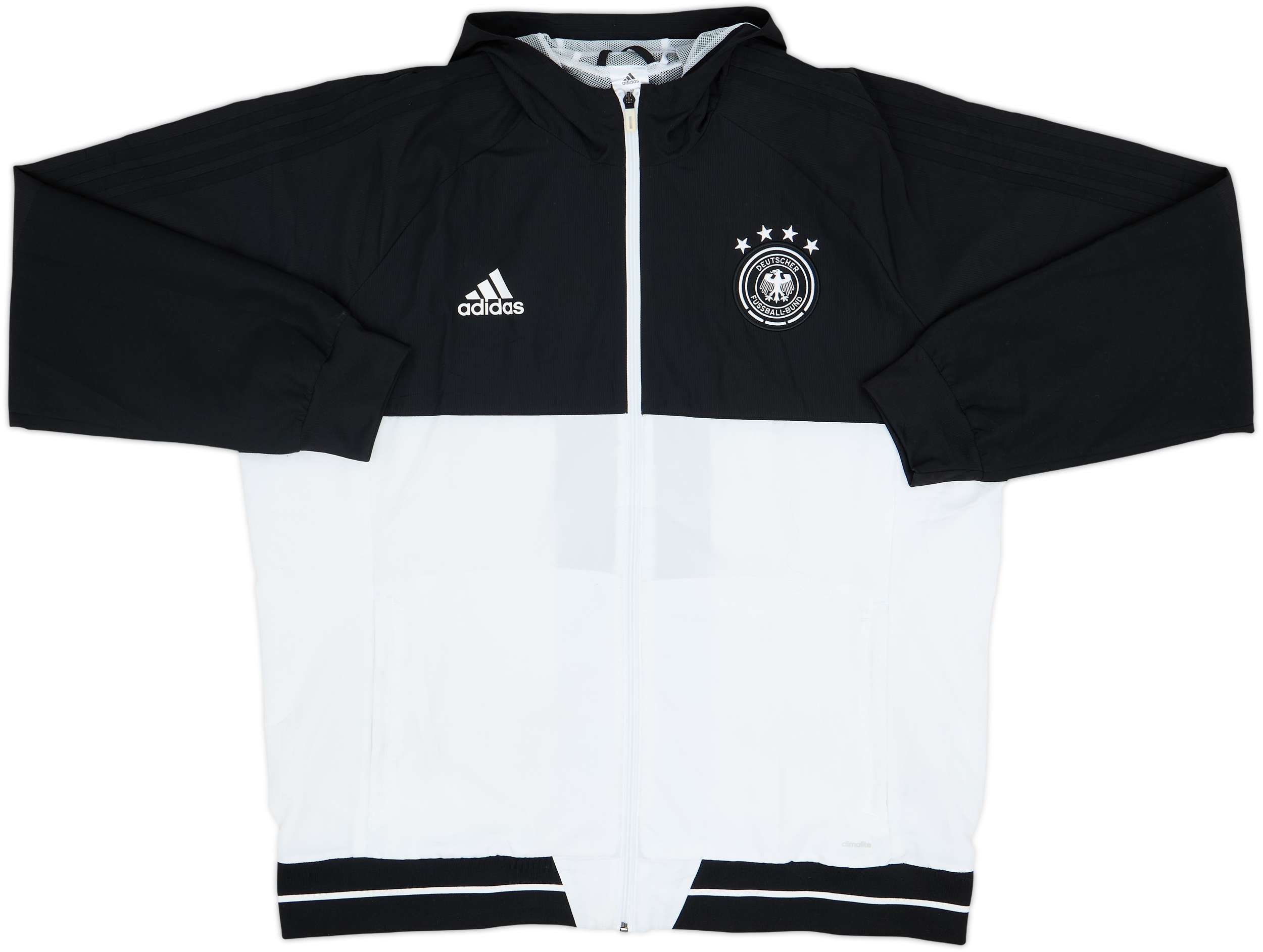 2016-17 Germany adidas Hooded Track Jacket - 7/10 - (XXL)