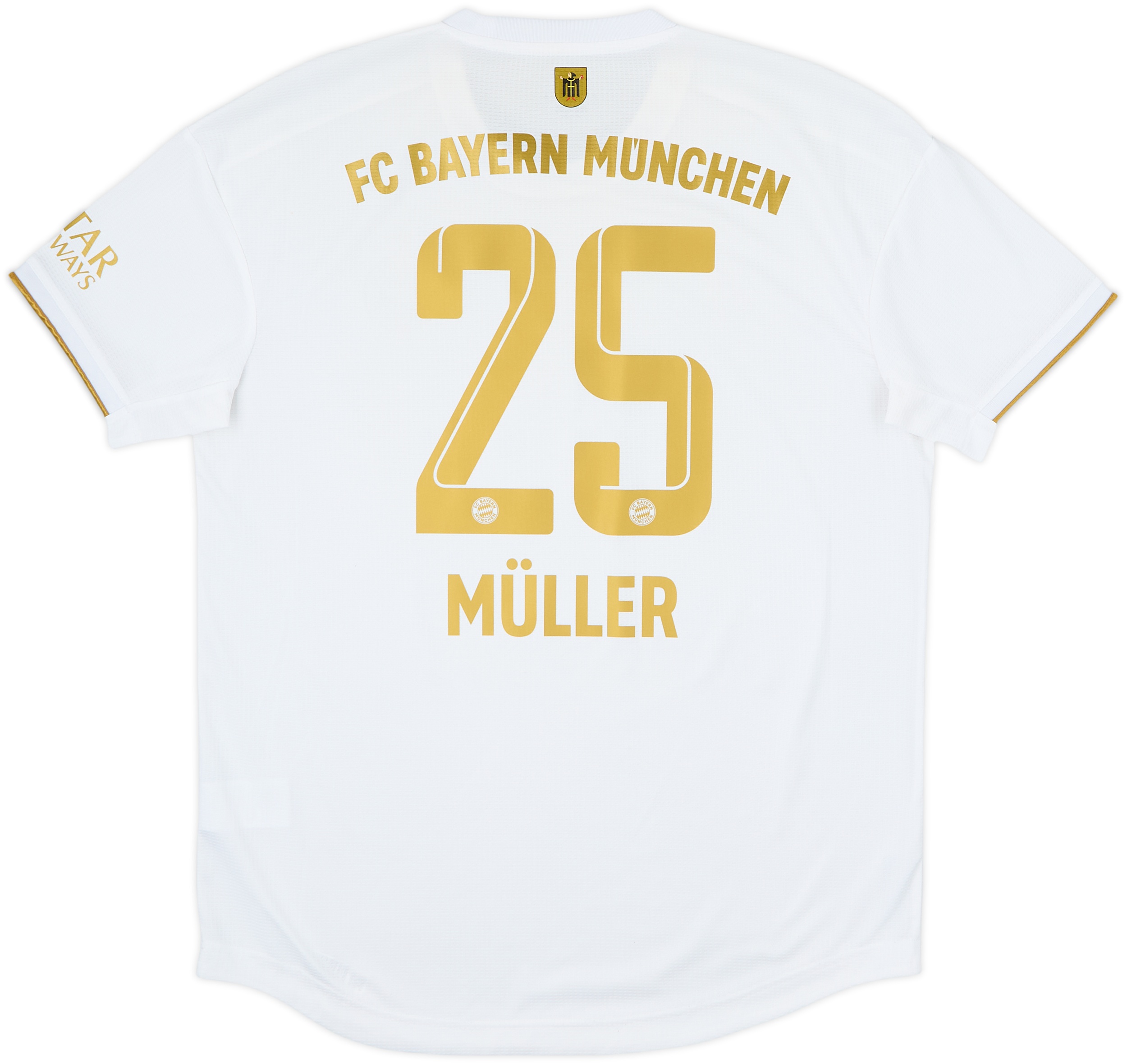 2022-23 Bayern Munich Authentic Away Shirt Muller #25 - 8/10 - (L)