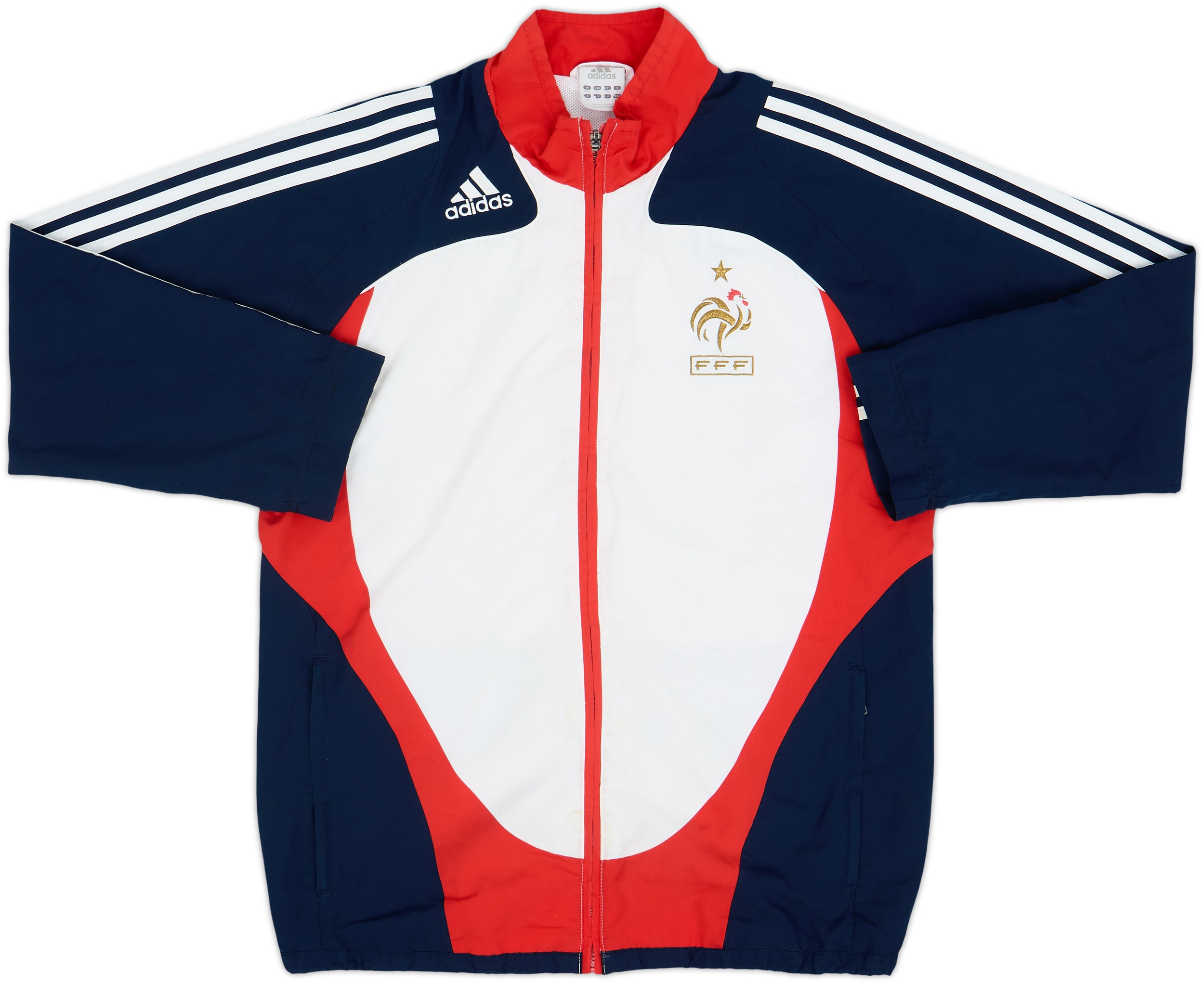 2007-08 France adidas Track Jacket - 5/10 - (M/L)