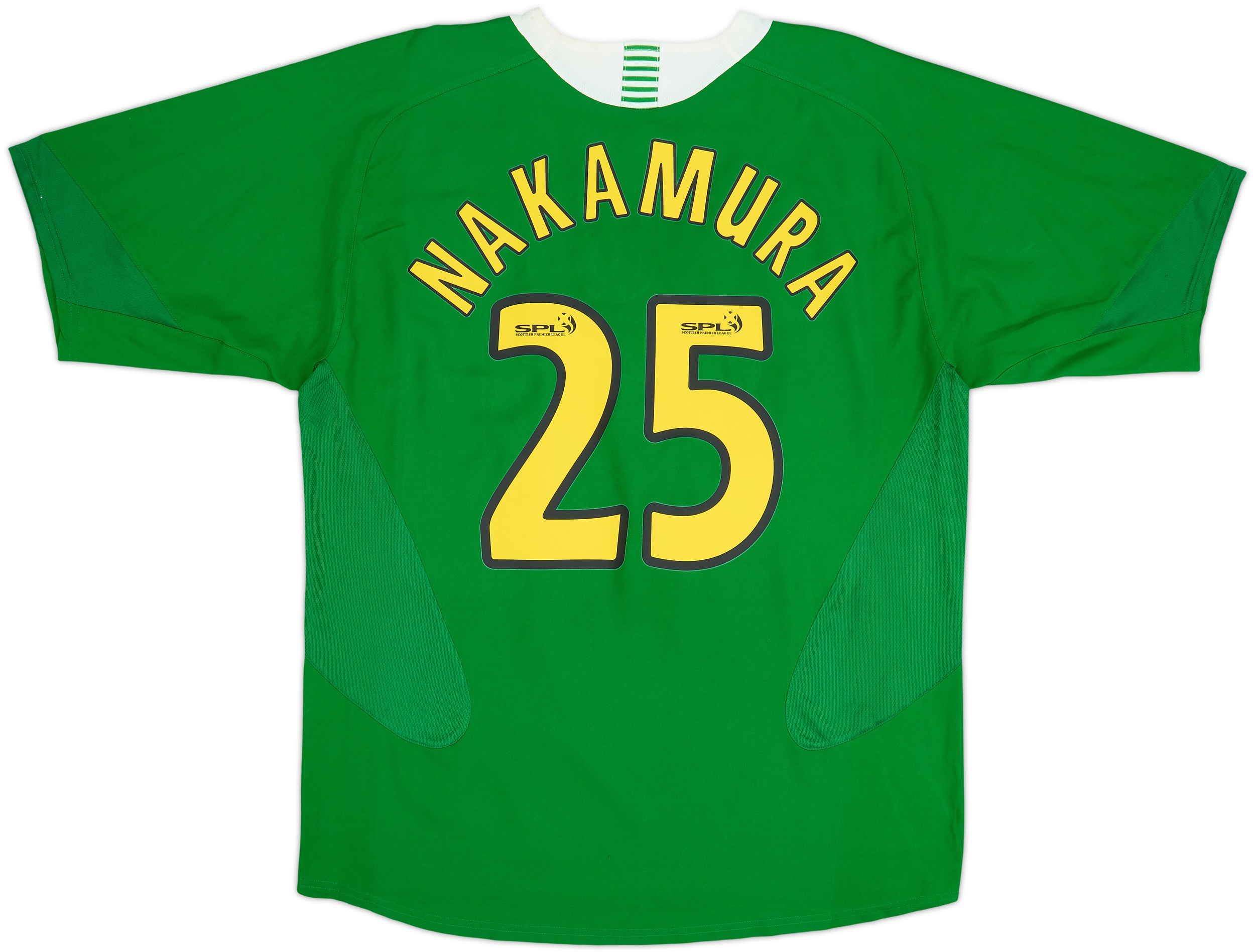 Nike サッカーシャツ NAKAMURA 25 Lサイズ Player Nakamura Celtic Shirt Celtic FC 2008-2009 Nike Away