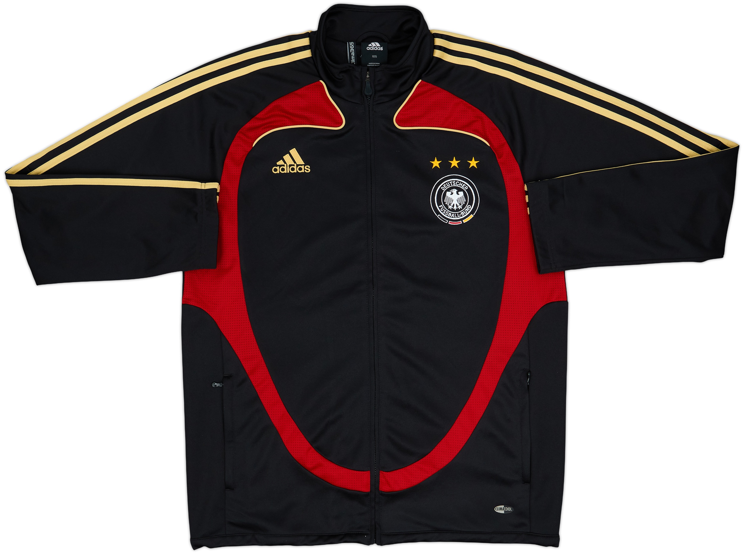 2007-08 Germany adidas Track Jacket - 8/10 - (XL)