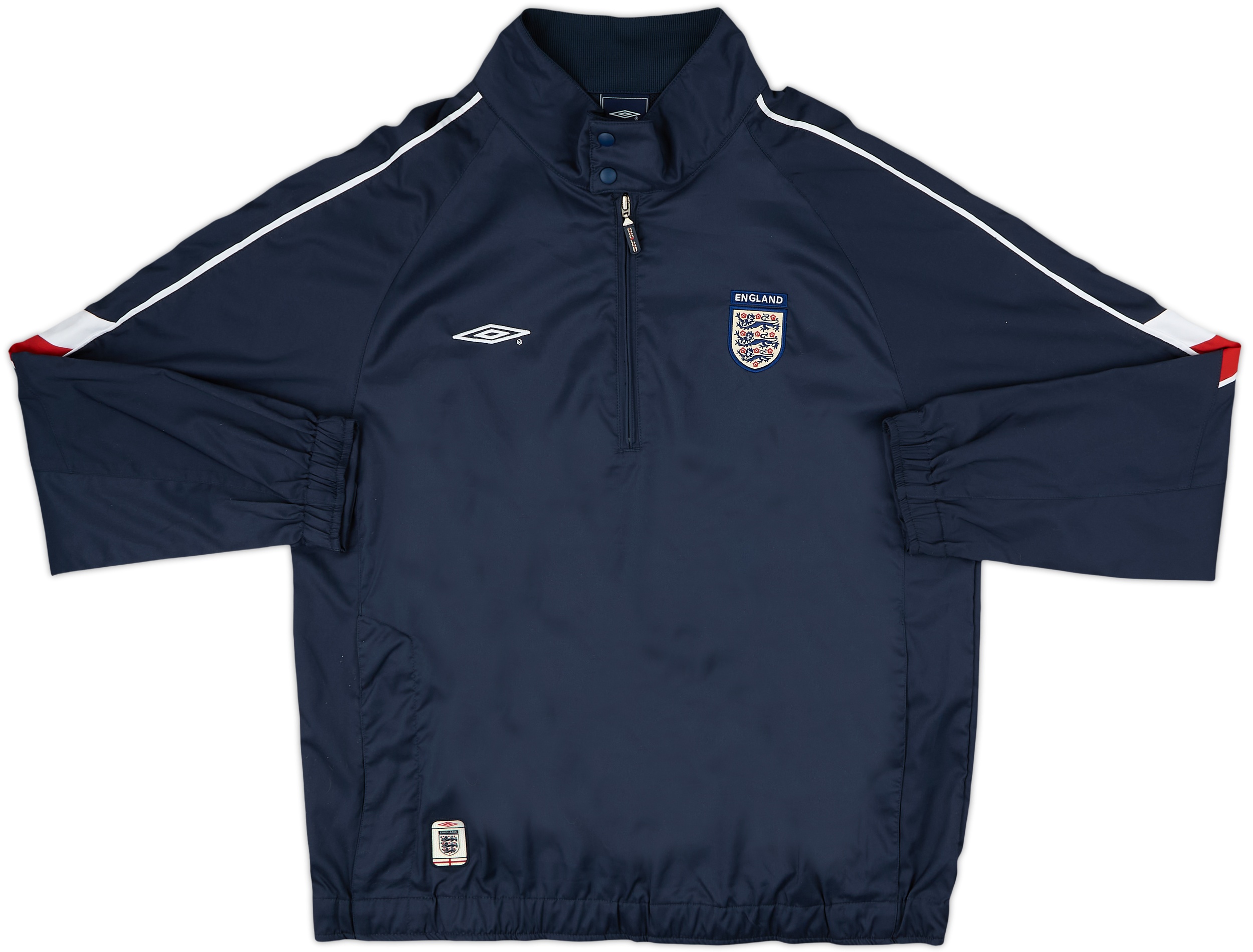 2006-07 England Umbro 1/4 Zip Drill Top - 6/10 - (M)