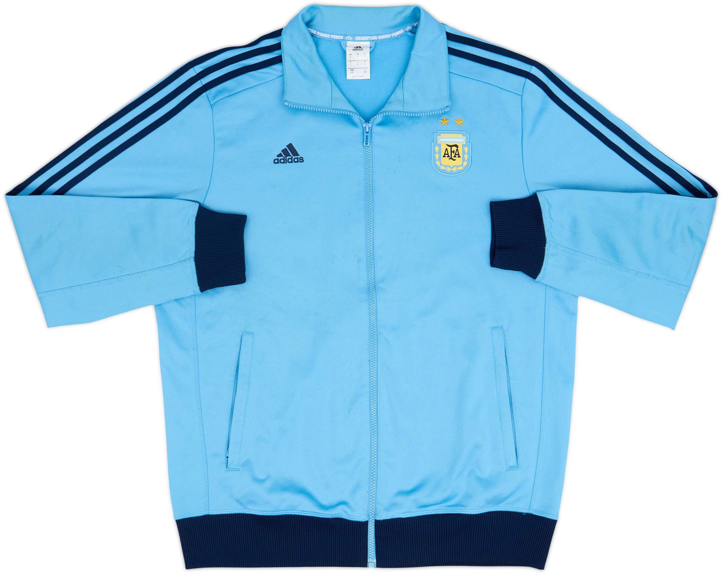 2013-15 Argentina adidas Track Jacket Messi #10 - 5/10 - (L)