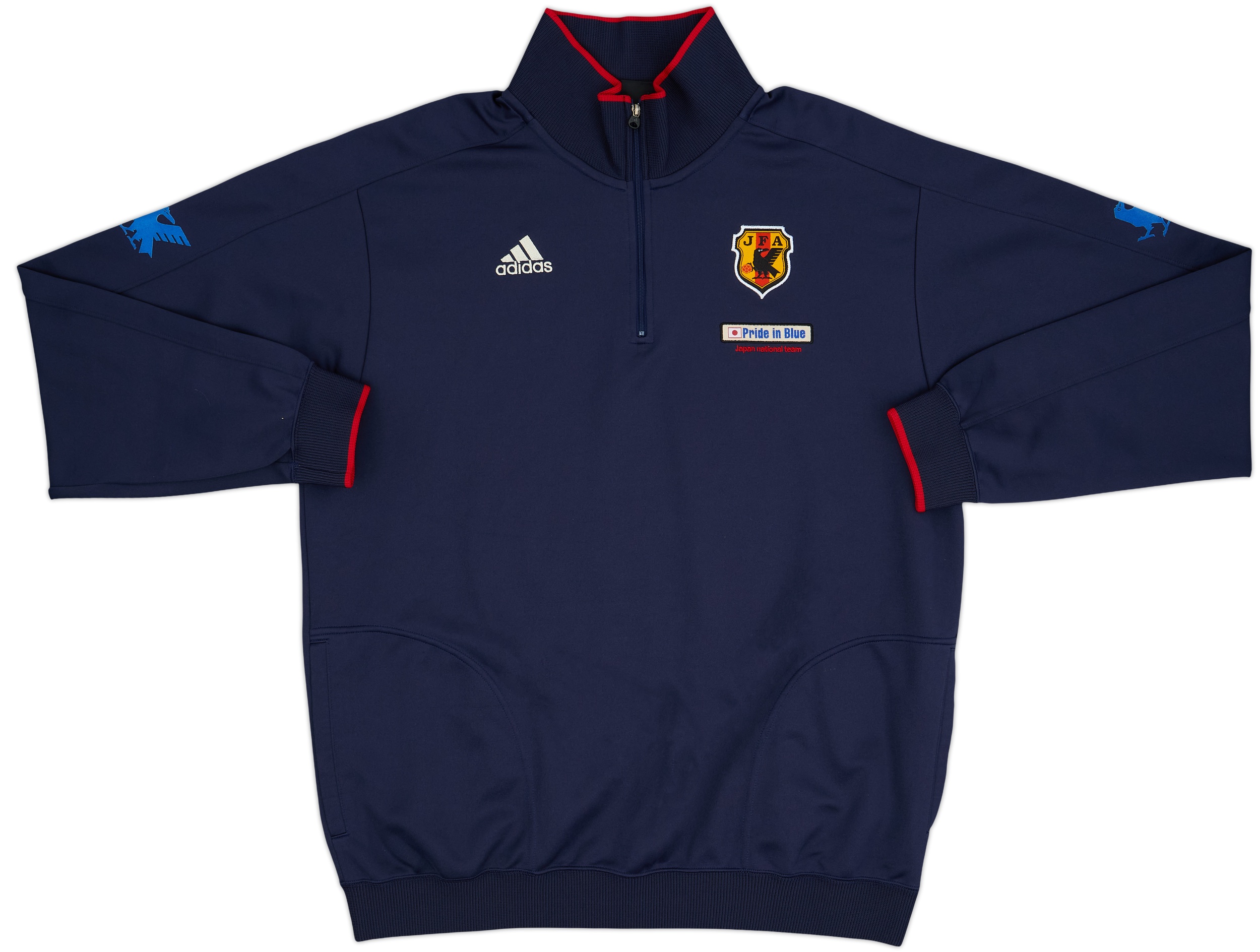2003-04 Japan adidas 1/4 Zip Drill Top - 8/10 - (M/L)