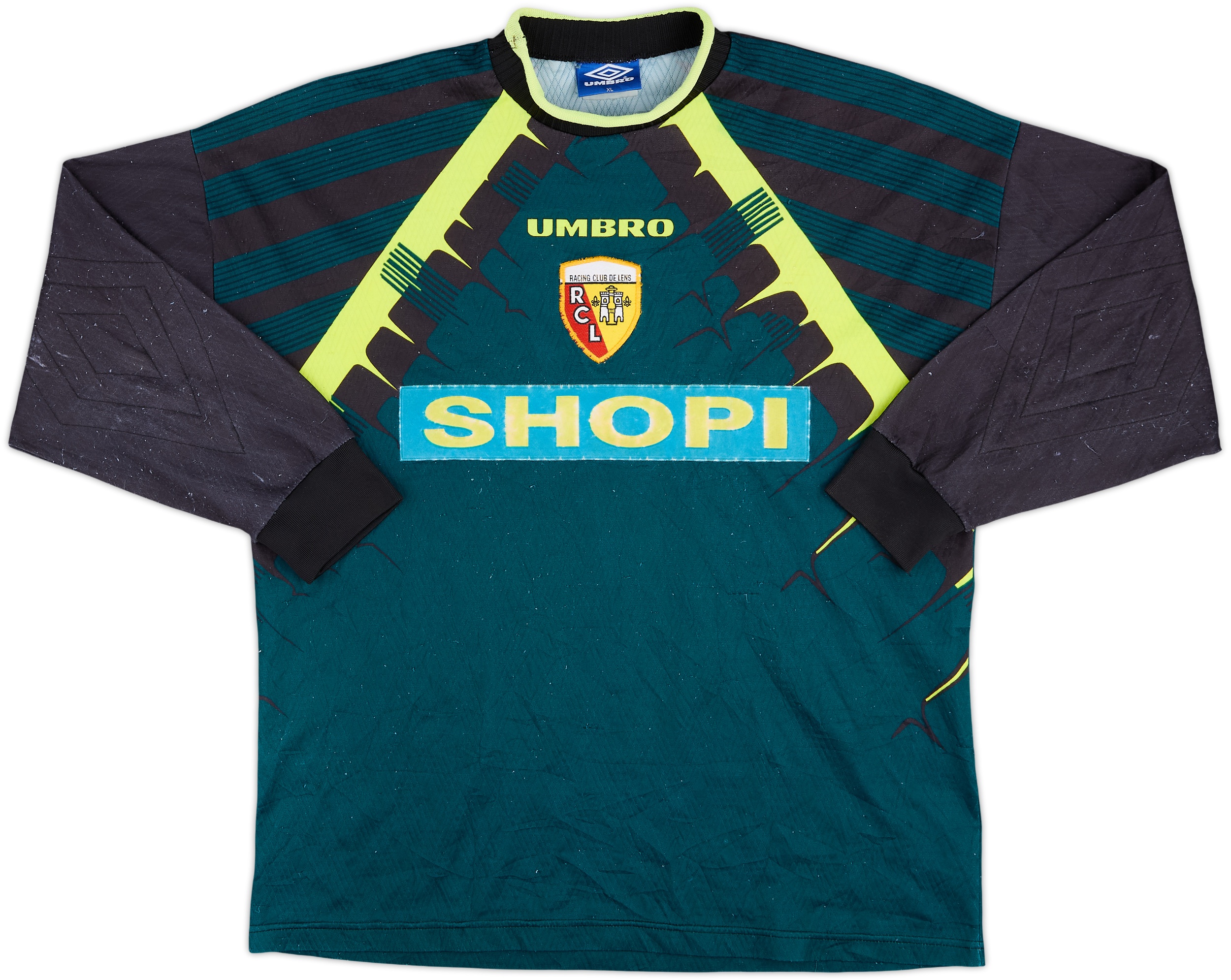 1996-97 Lens GK Shirt - 5/10 - (XL)
