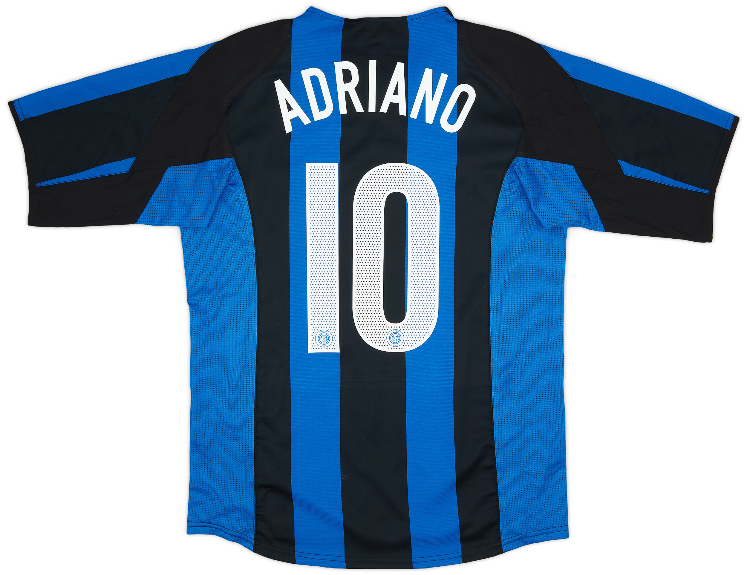 2004-05 Inter Milan Home Shirt Adriano #9 - 9/10 - (M) 2004-05 Inter Milan Home Shirt Adriano #9 - 9/10 - (M)