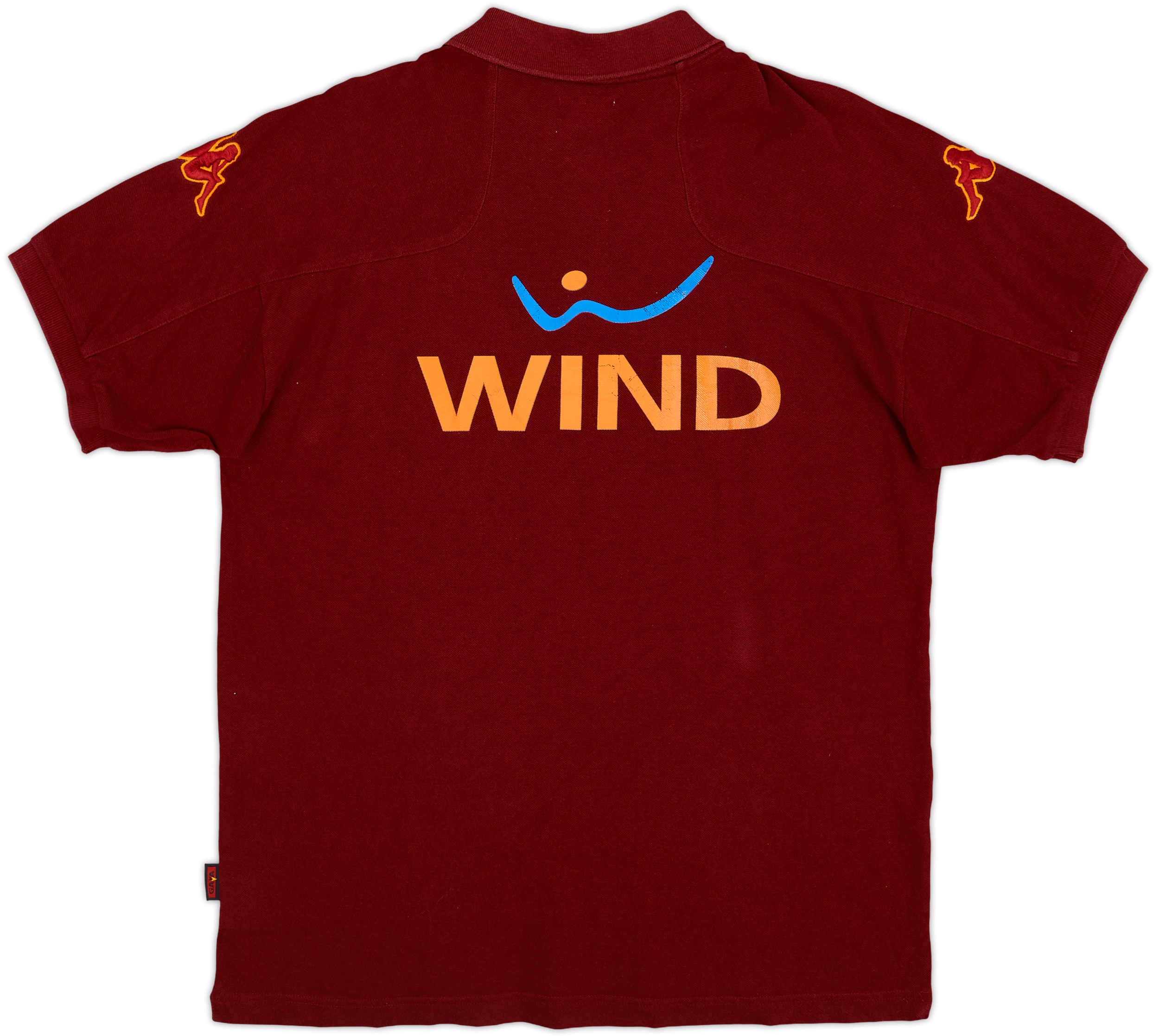 2002-03 Roma Kappa Polo Shirt - 6/10 - (XL)
