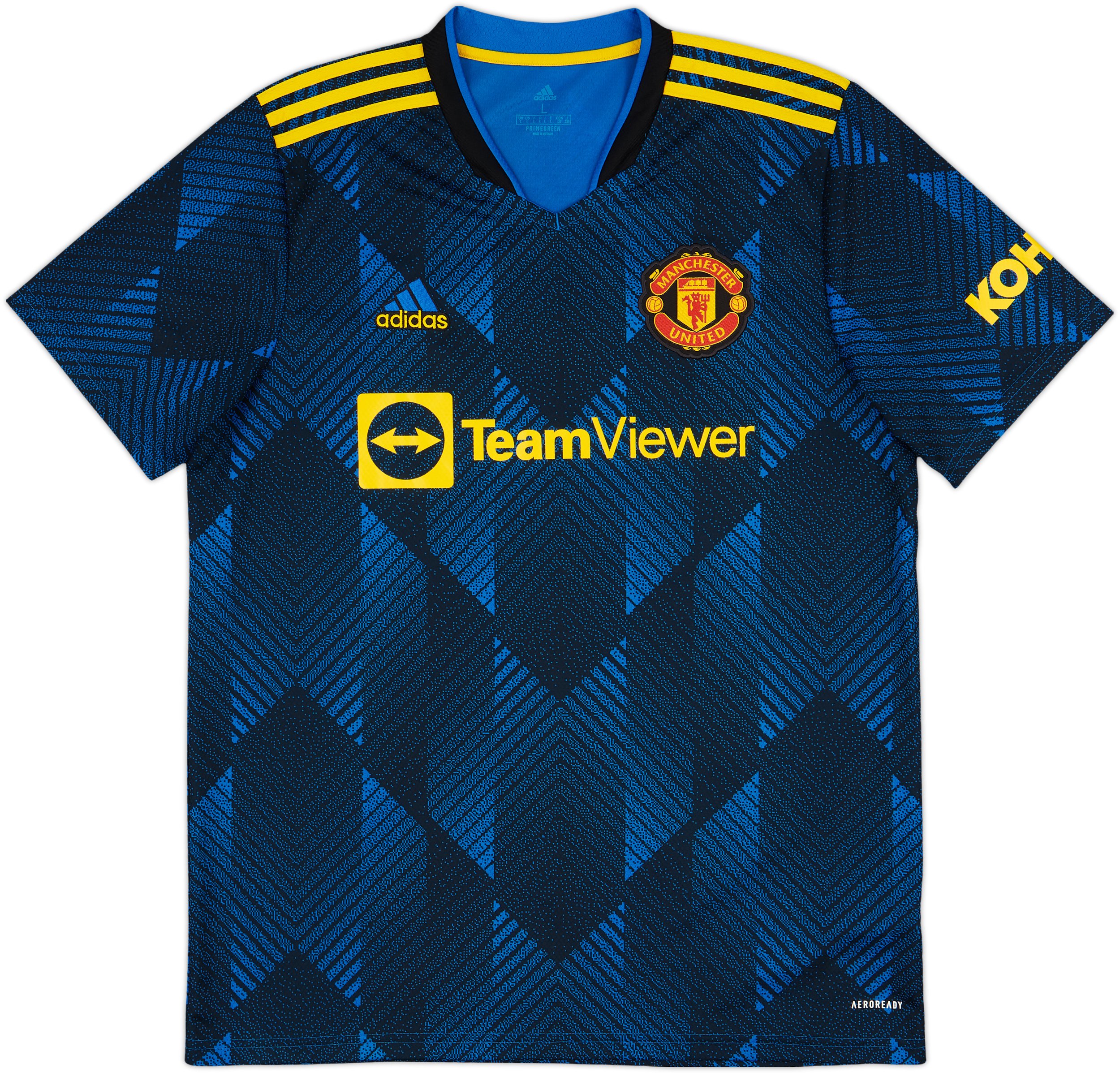 衝撃特価 Shirt Third United Manchester 2021-22 Ronaldo (L) - 10/10 - #7 ウェア