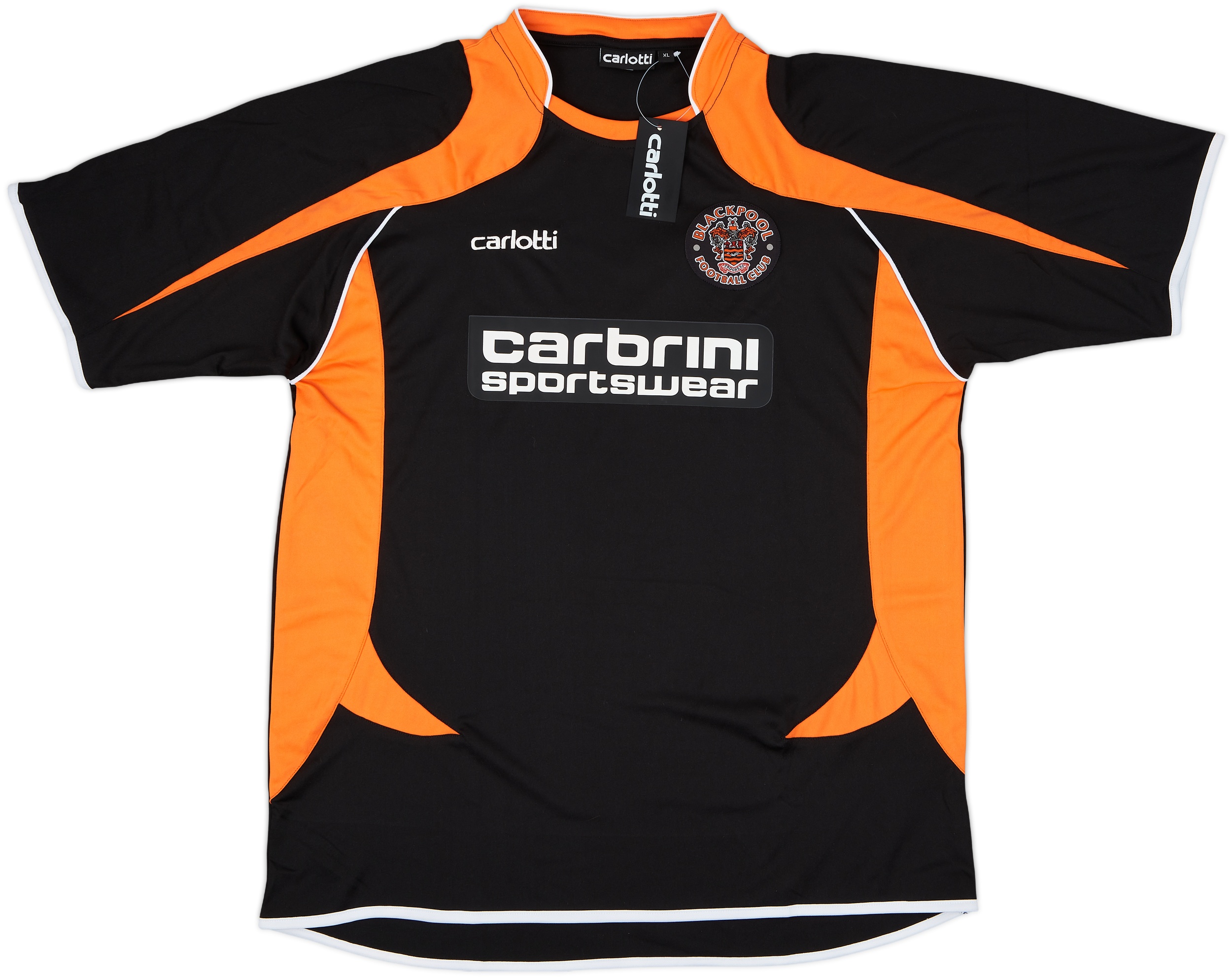 Blackpool FC Tie 希少 Tangerine and Black Striped Tie
