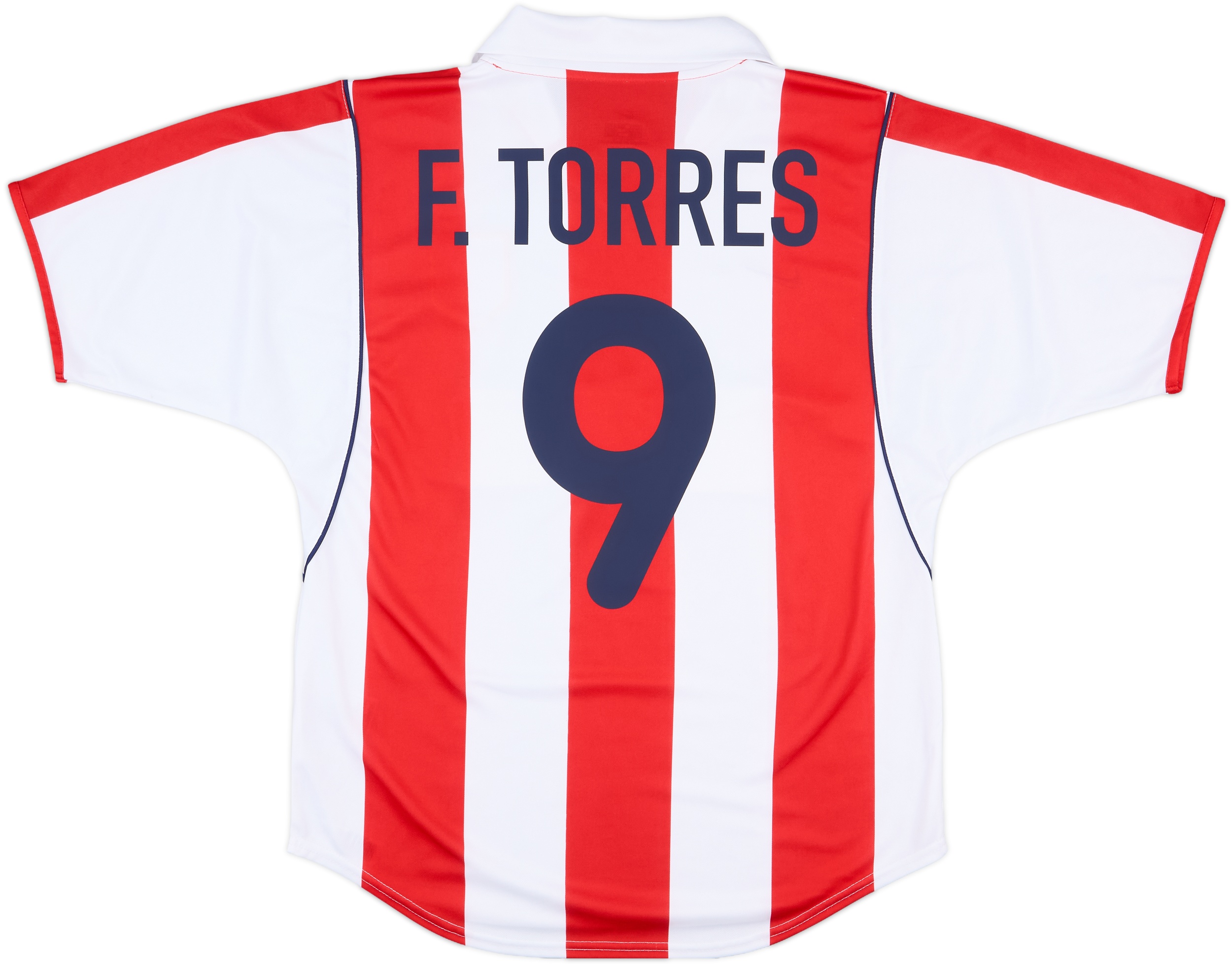 2001-02 Atletico Madrid Home Shirt F.Torres #9 - 8/10 - (M)