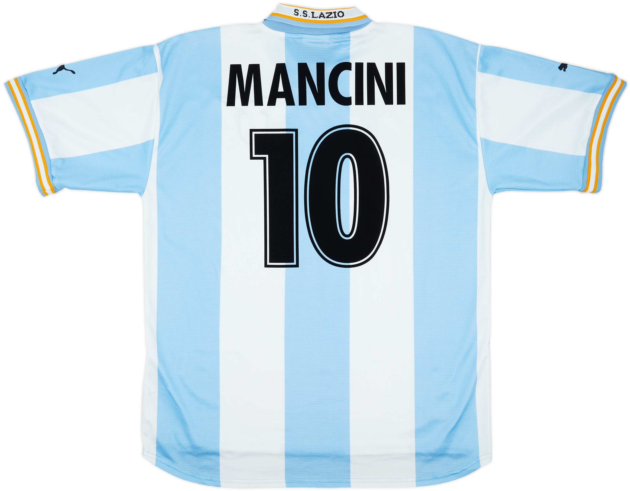 海外ブランドアウトレット通 European Lazio 1999-00 Home (XXL) - 8/10 - #10 Mancini Shirt ウェア