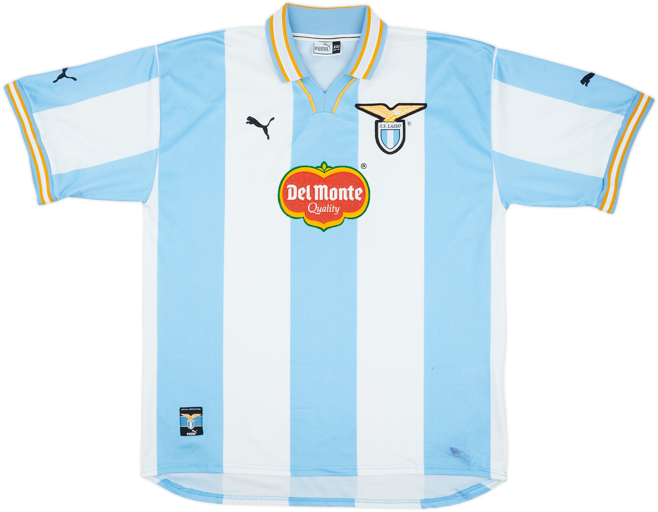 1999-00 Lazio European Home Shirt Mancini #10 - 8/10 - (XXL)