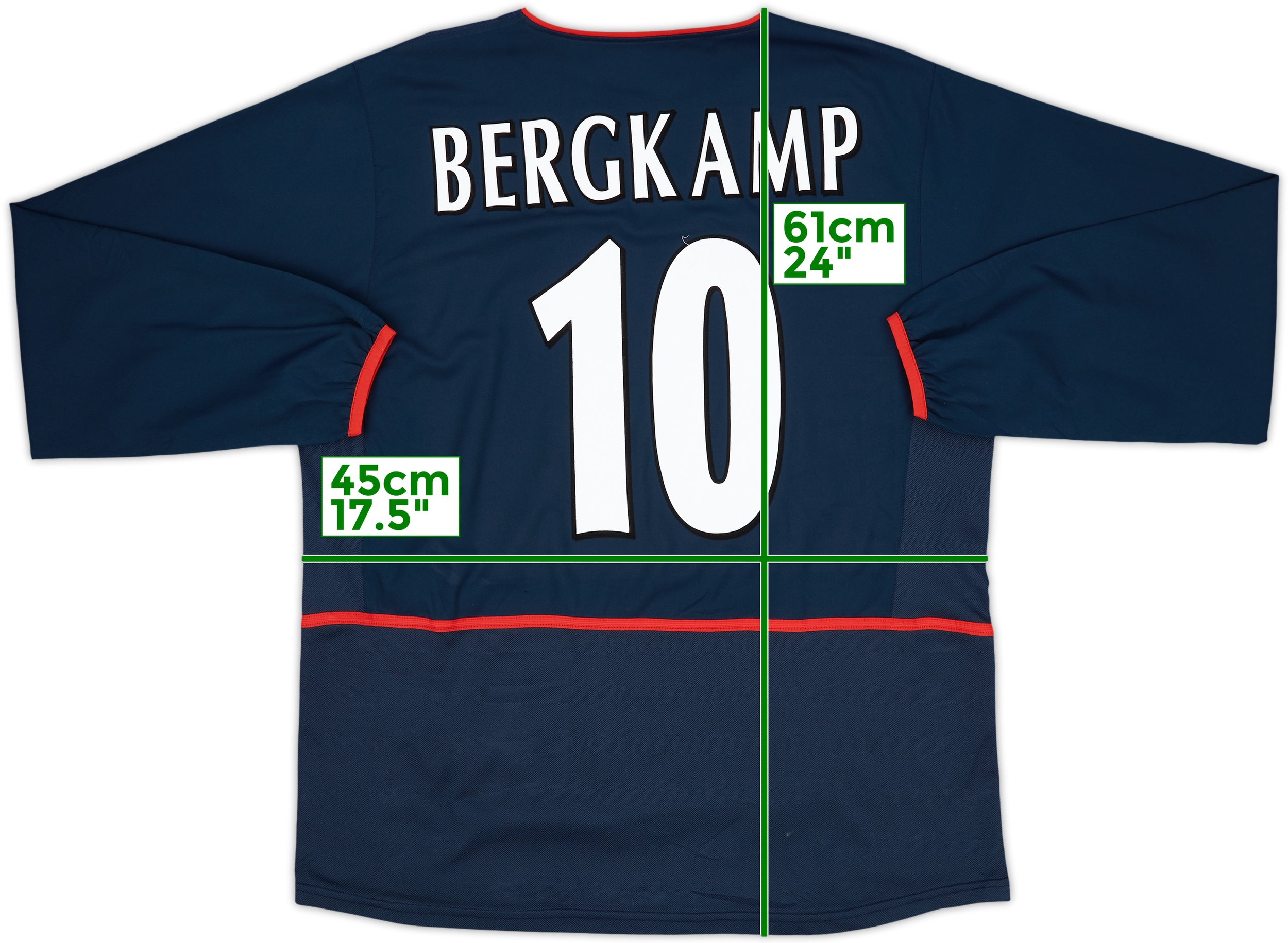 2004-05 Arsenal Away S/S No.10 BERGKAMP Premier league 04-05
