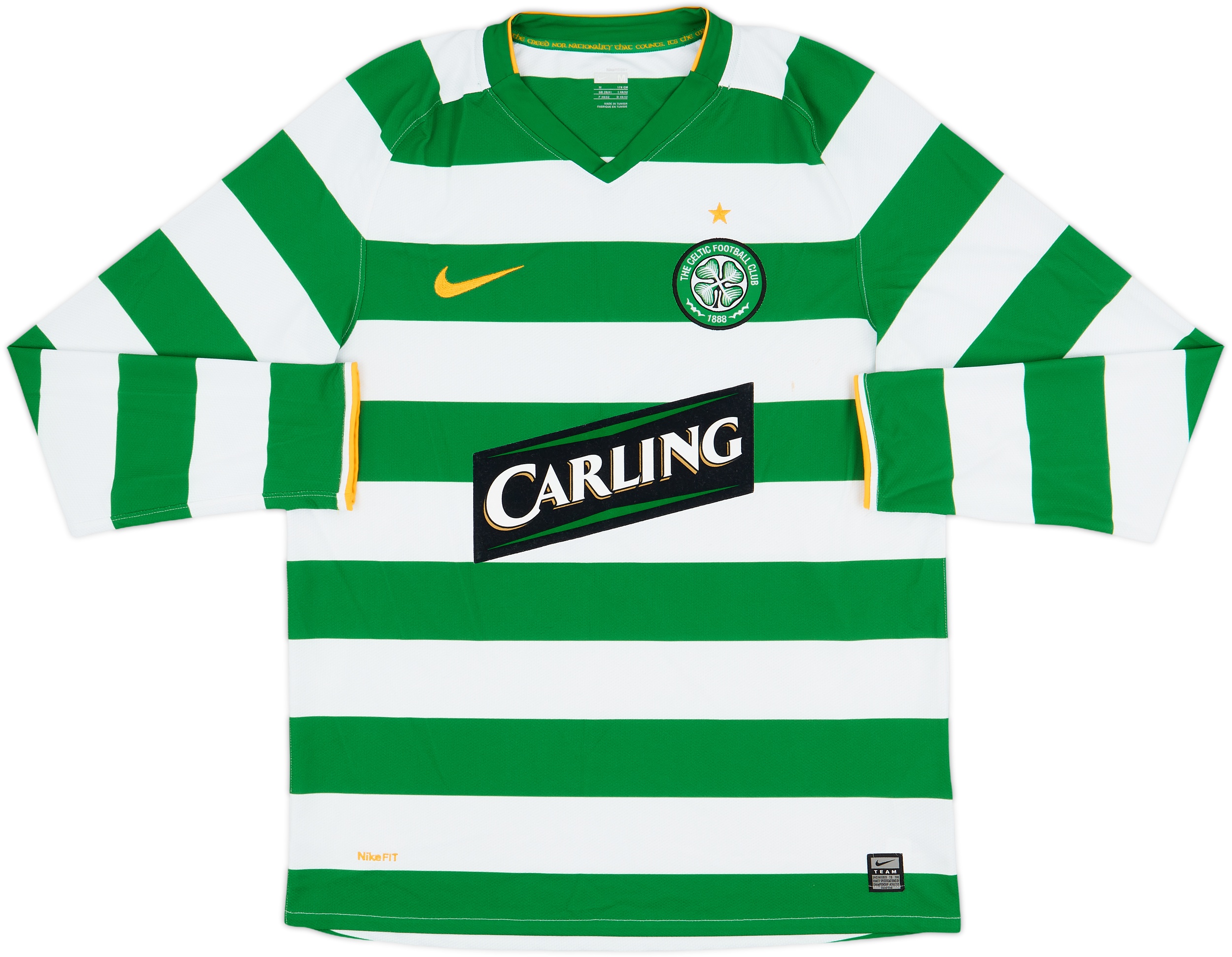 セルティックCeltic FC Umbro シャツ 緑 白のストライプ