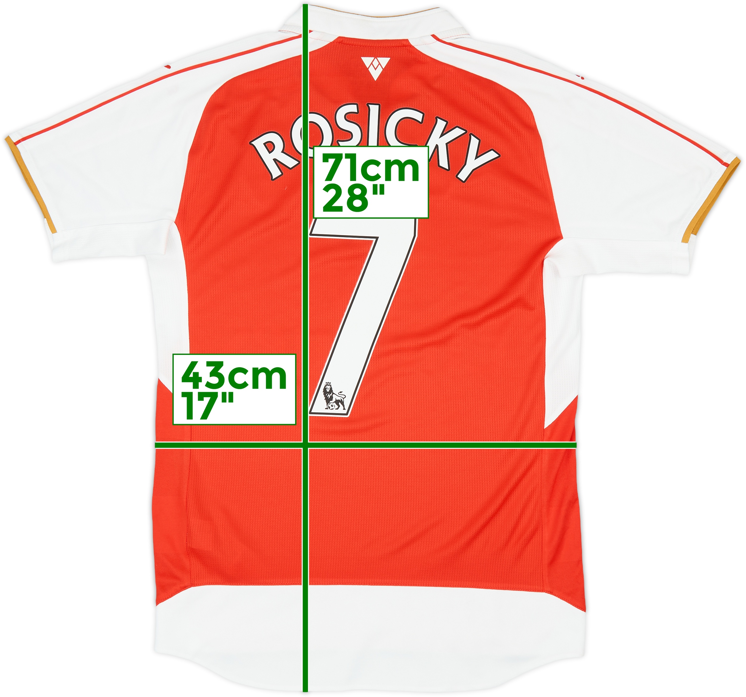 ビンテージ古着！Arsenal チェコ代表 ROSICKY 7 ユニフォーム ビンテージ古着！Arsenal チェコ代表 ROSICKY 7 ユニフォーム