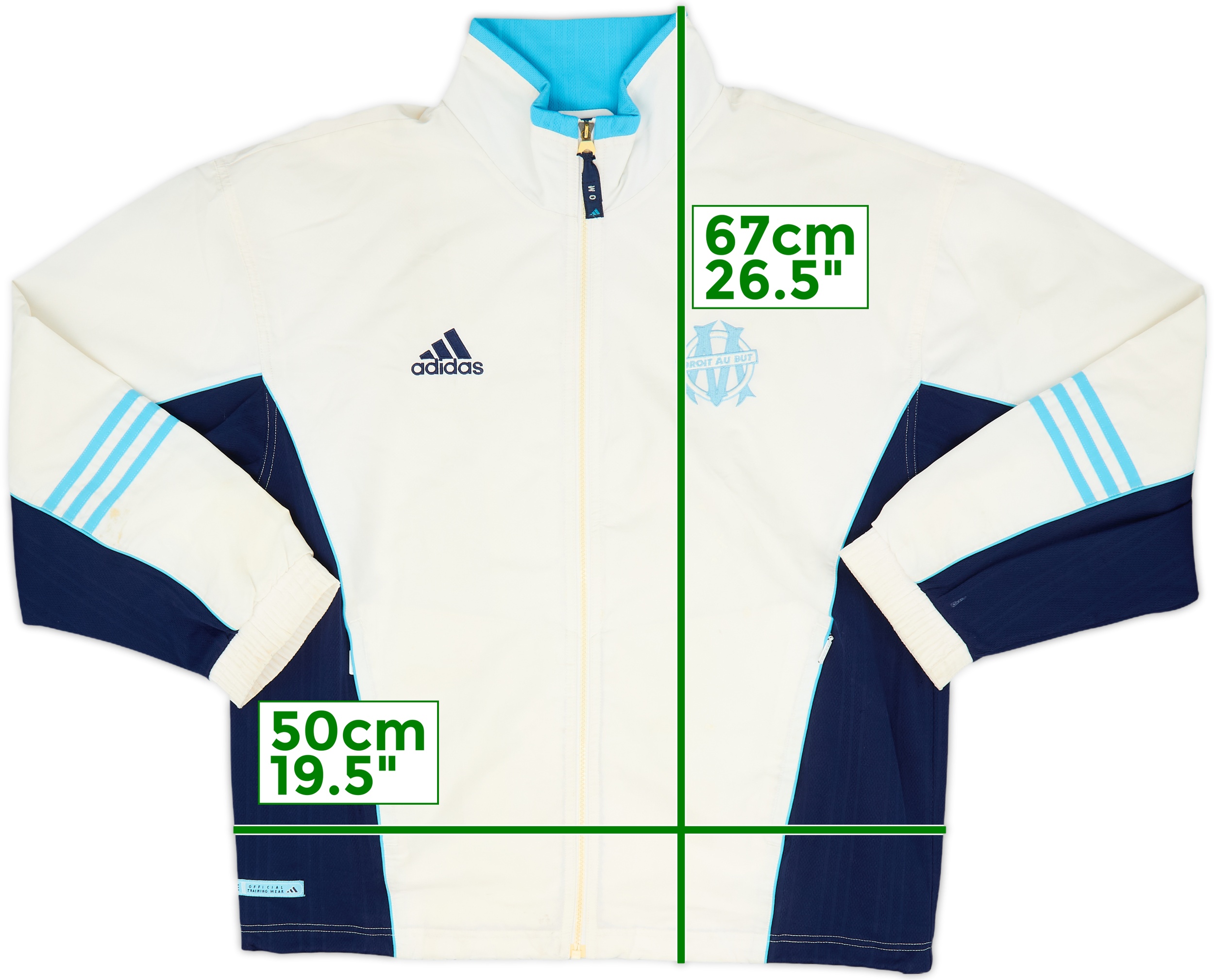 ウェア 00s adidas \"Olympique Marseille\" 2006-07 Olympique Marseille adidas Track Jacket - 9/10 - (M)