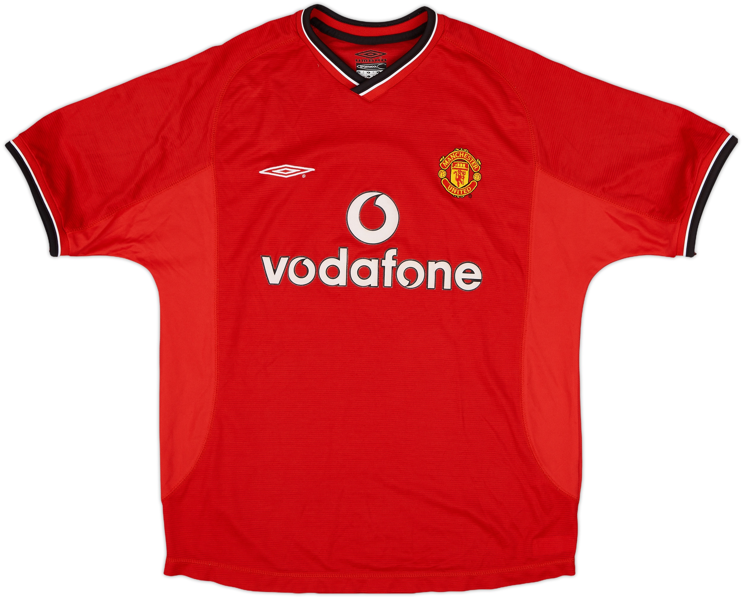 1996-98 Manchester United Home Shirt Beckham #10 - 6/10 - (XL)