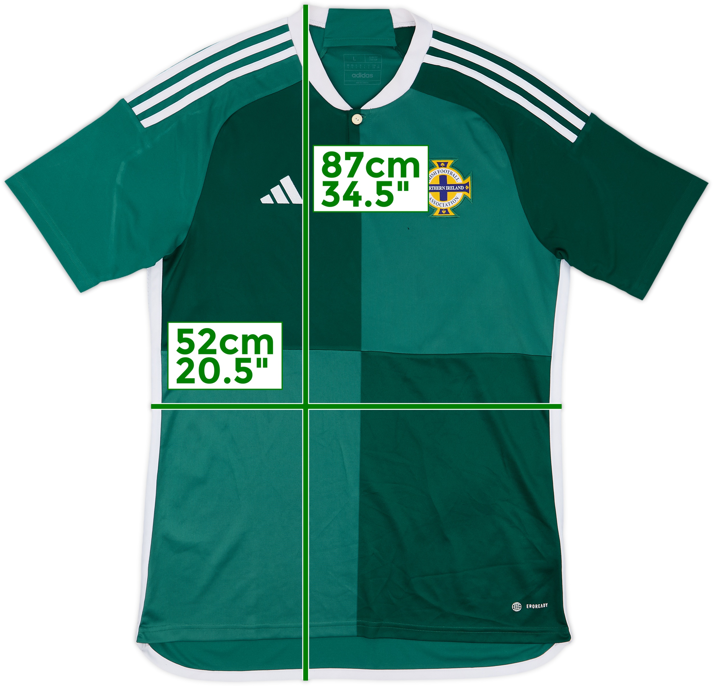 2022-24 Northern Ireland Home Shirt - 5/10 - (L)