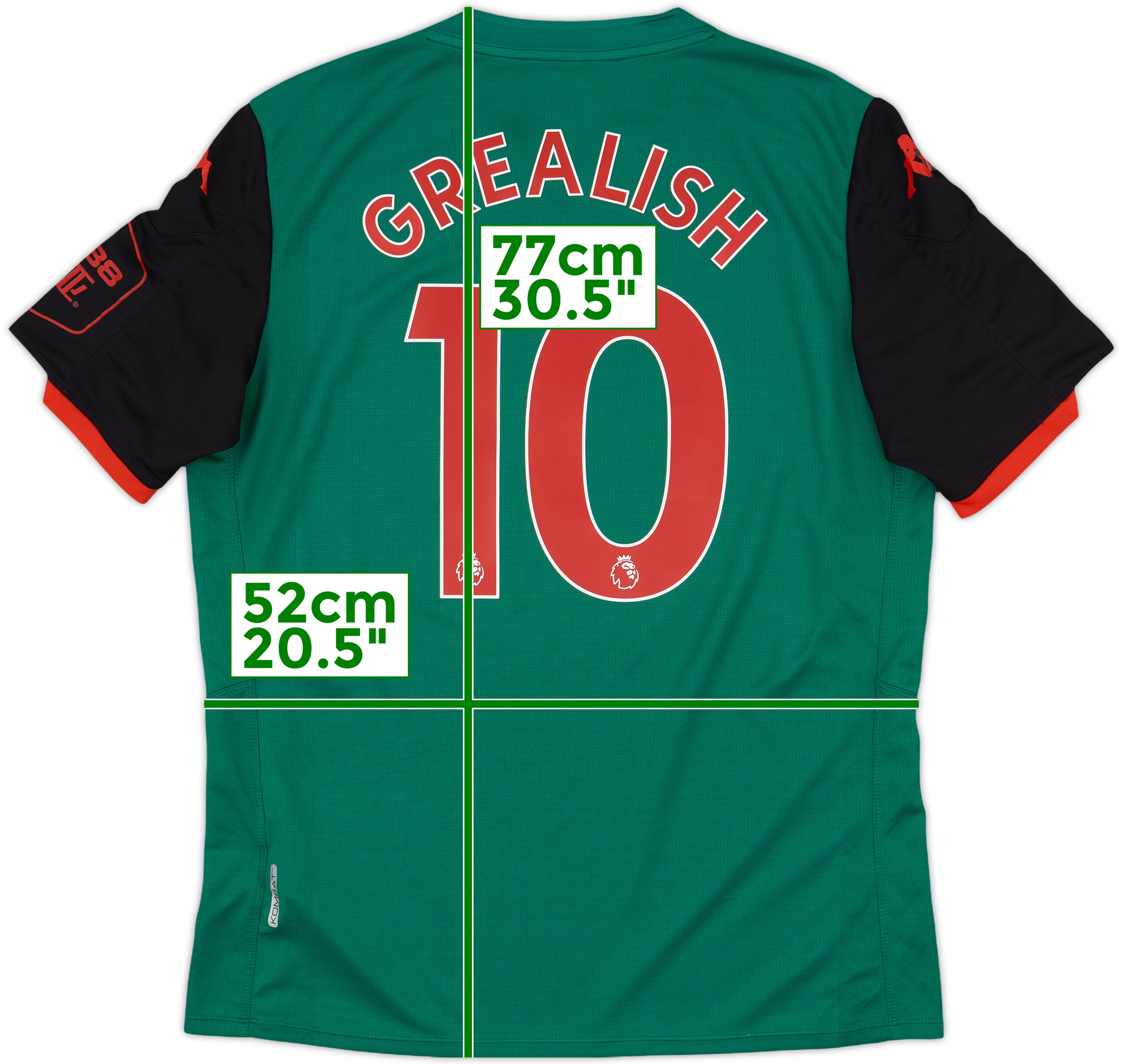 Aston Villa Kappa シャツ Grealish 10 S Aston Villa Kappa シャツ Grealish 10 S 2019-20 Aston Villa