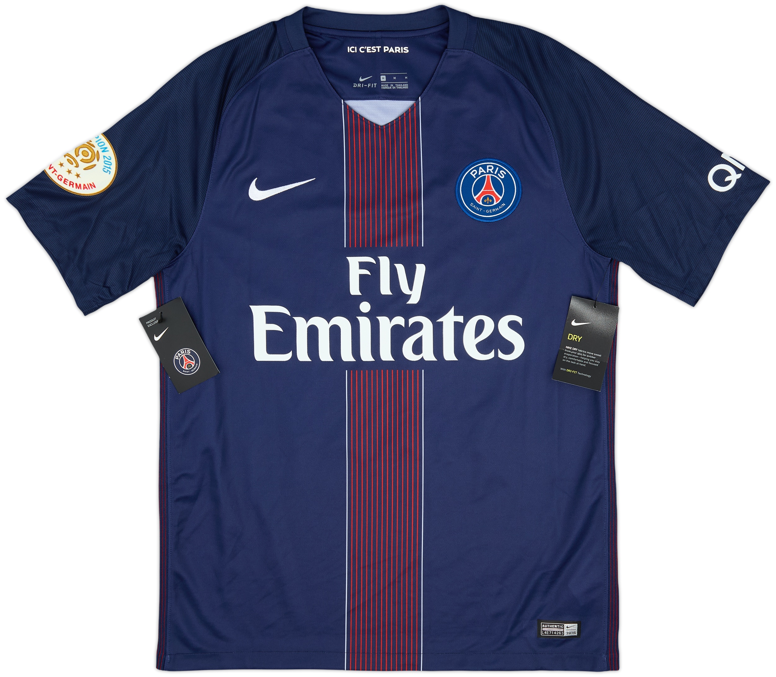 2016-17 Paris Saint-Germain Home Shirt Ibrahimovic #10 (M)