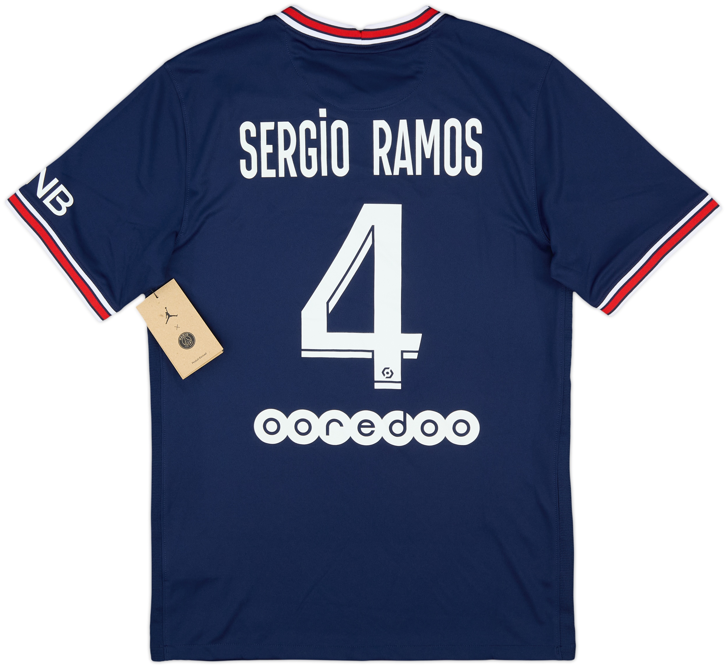 PSG Sergio Ramos 4 グレーシャツ PSG Sergio Ramos 4 グレーシャツ - メルカリ