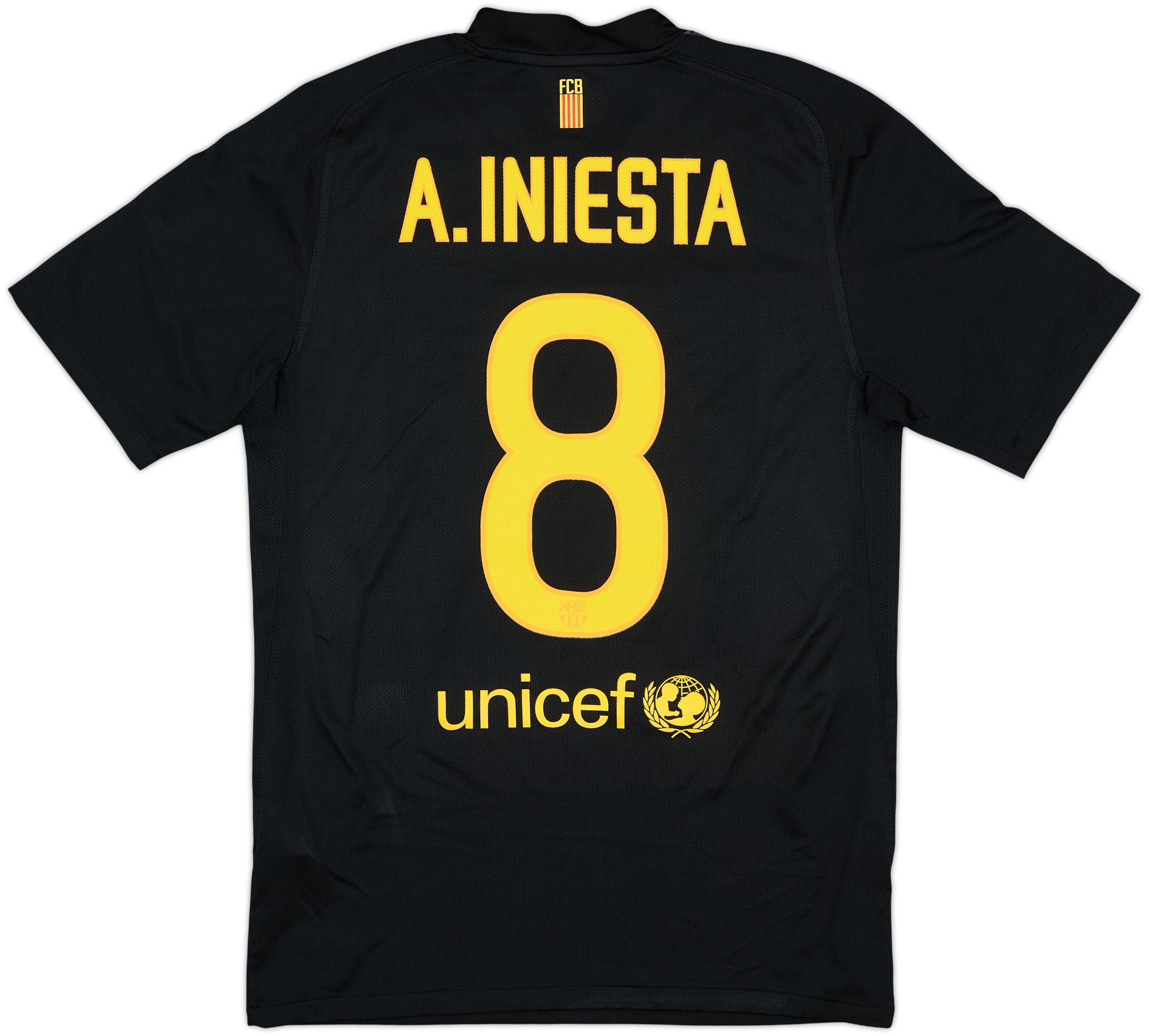 2011-12 Barcelona Away Shirt A.Iniesta #8 - 8/10 - (S)