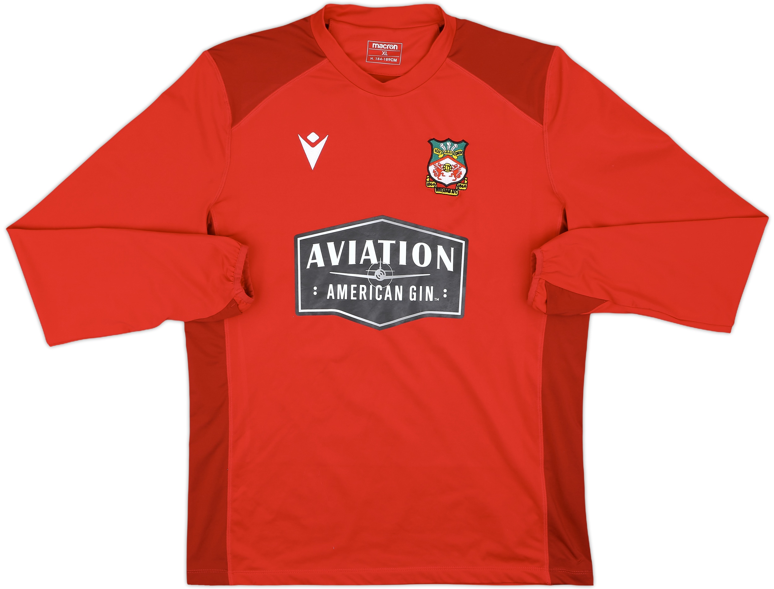 2021-22 Wrexham Macron Training Top - 8/10 - (XL)