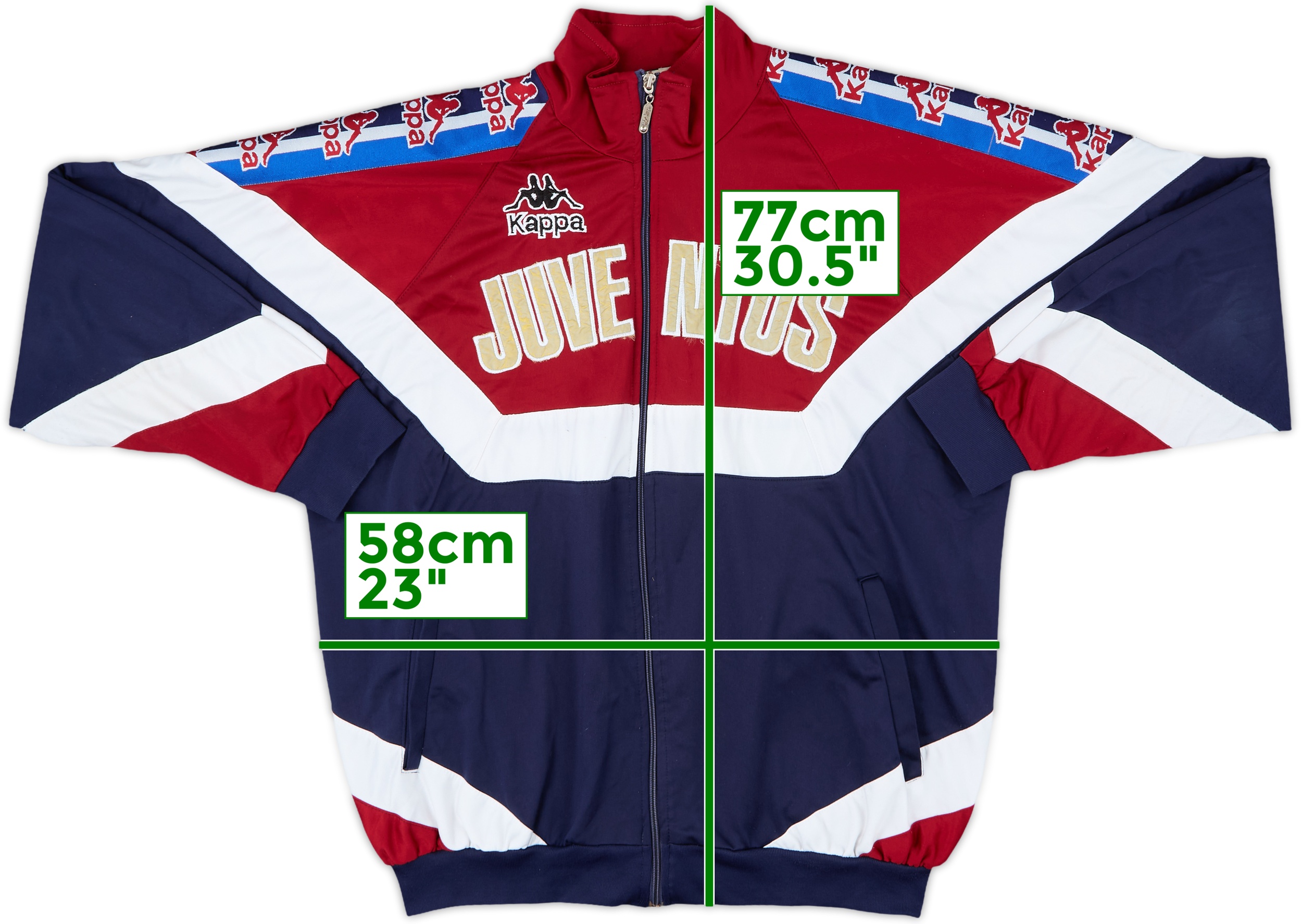 【90s Kappa Juventus track jacket 95-96】 Juventus 95/96 • Track Jacket • L – Real Vintage Football