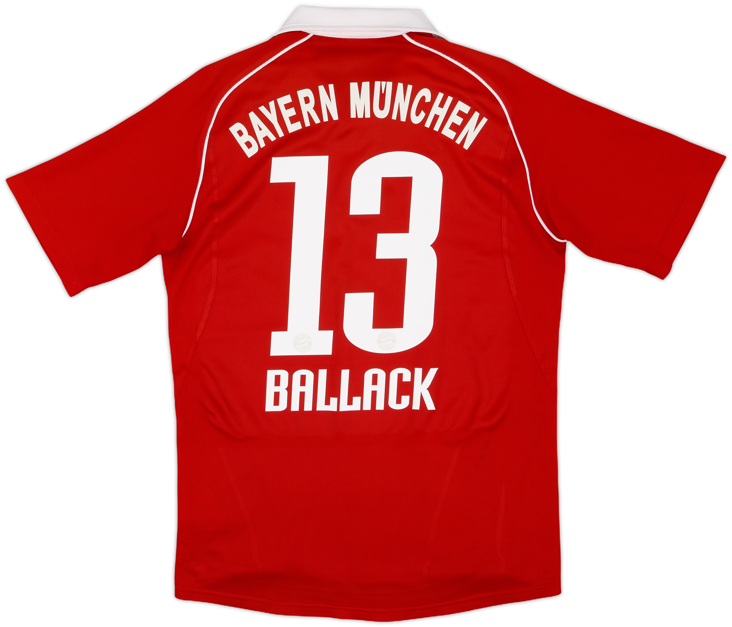 Bayern München Ballack 13 シャツ 2005-06 Bayern Munich Home Shirt Ballack #13 - 4/10 - (XL.Boys)