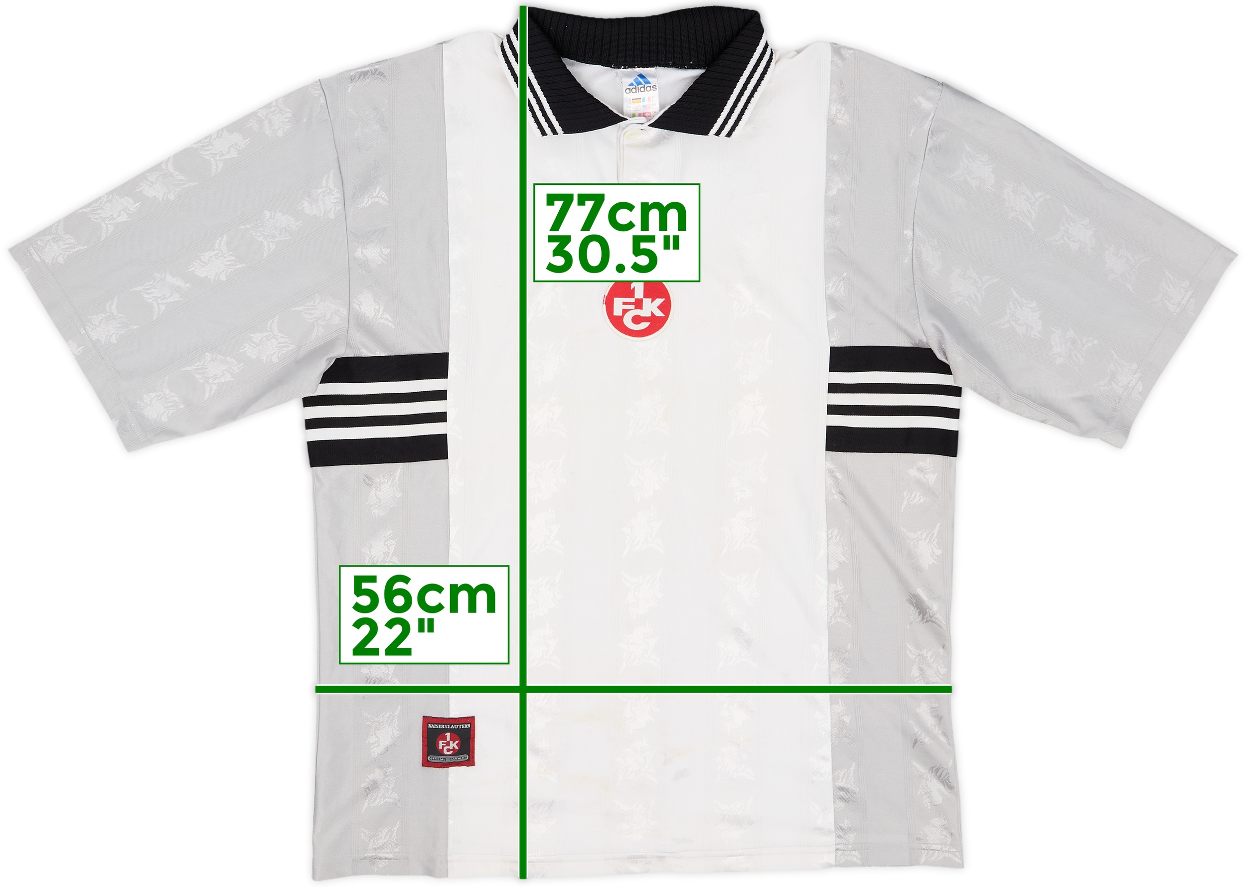 国内発送 1997-98 (L) - 7/10 - Shirt Away Kaiserslautern ウェア