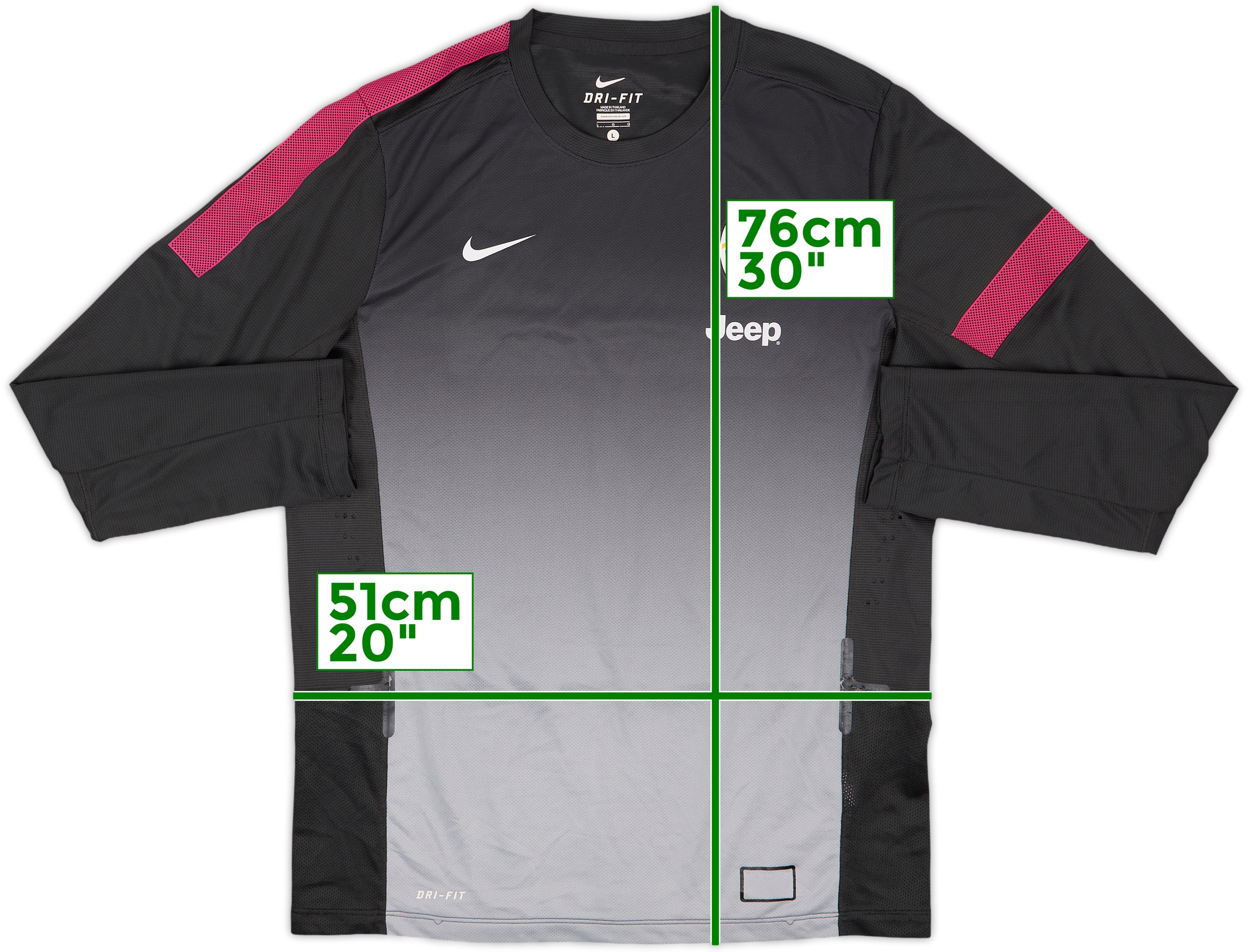 2013-14 Juventus Nike Player Issue Training L/S Shirt - 7/10