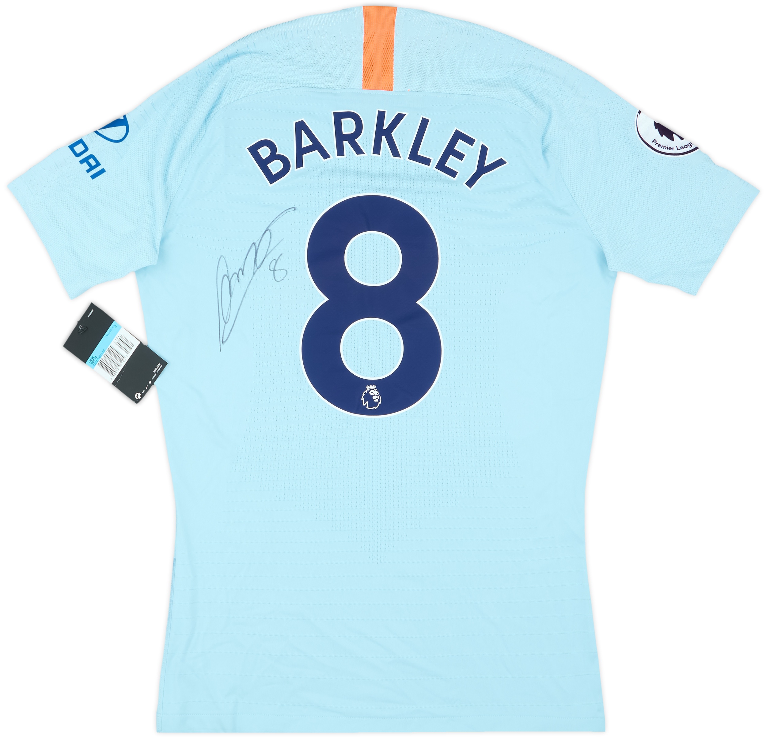CHELSEA FC BARKLEY 8 18-19サードシャツ 2018-19 Chelsea Player Issue Signed Third Shirt Barkley #8