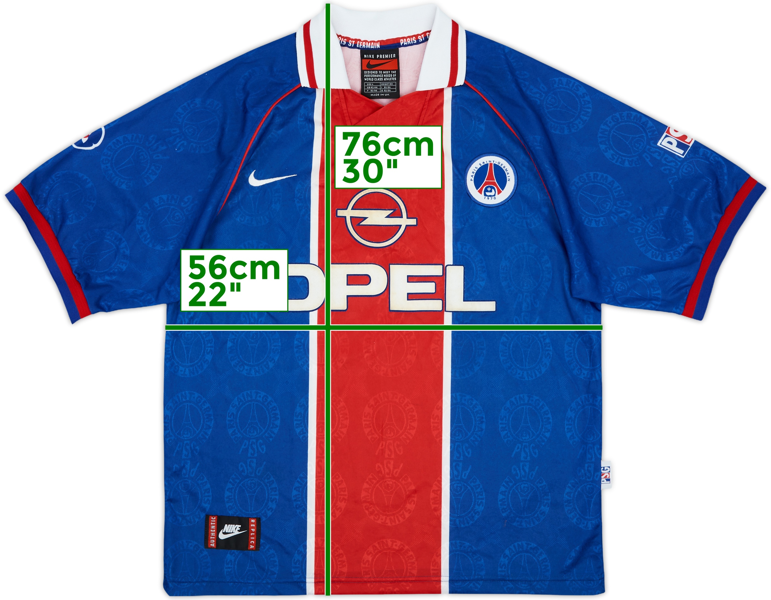90s PSG ユニフォーム　96/97シーズン 21082326655-2_csg0ou02nircflrx.jpg