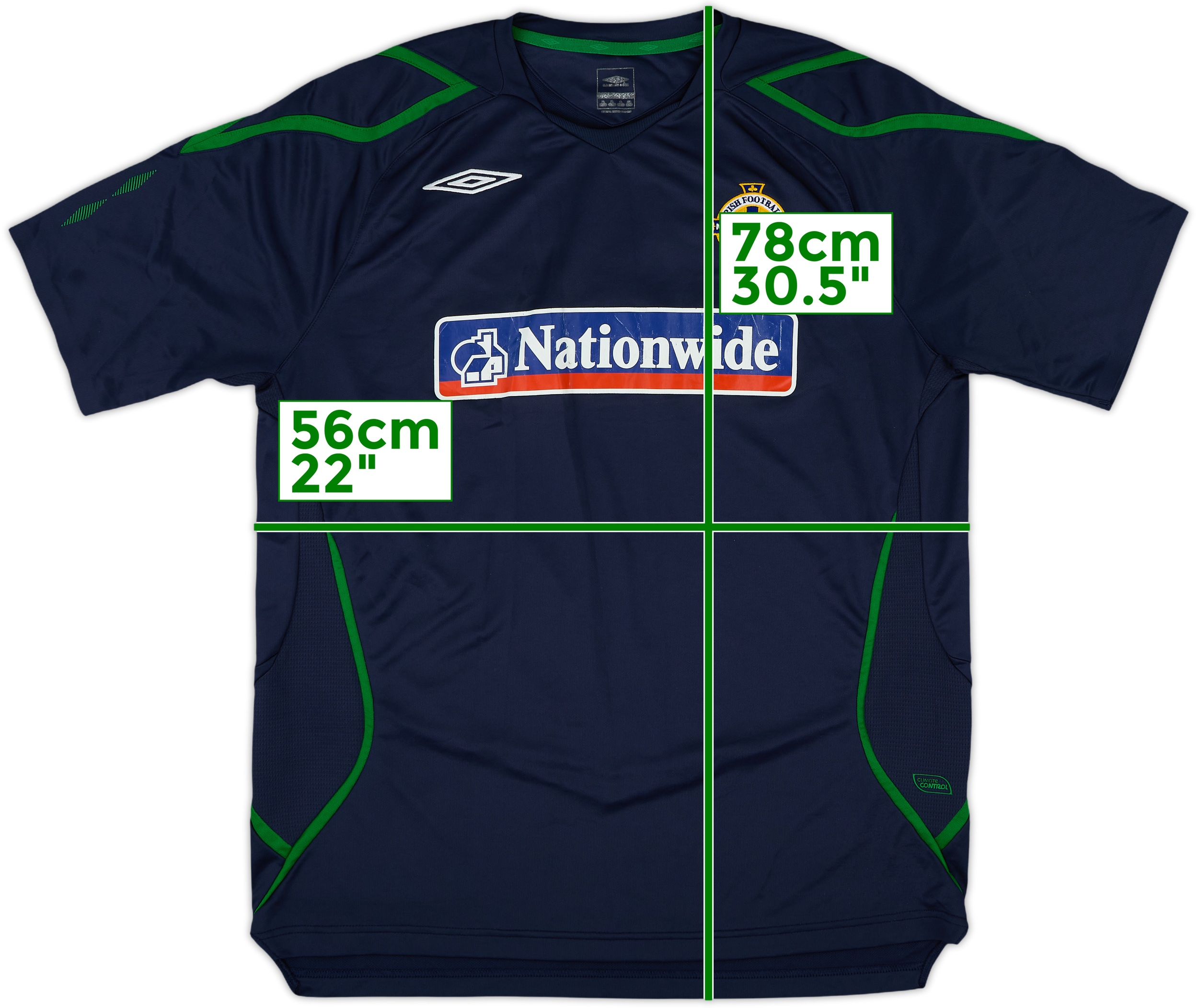 2008-10 Northern Ireland Umbro Training Shirt - 5/10 - (XL)