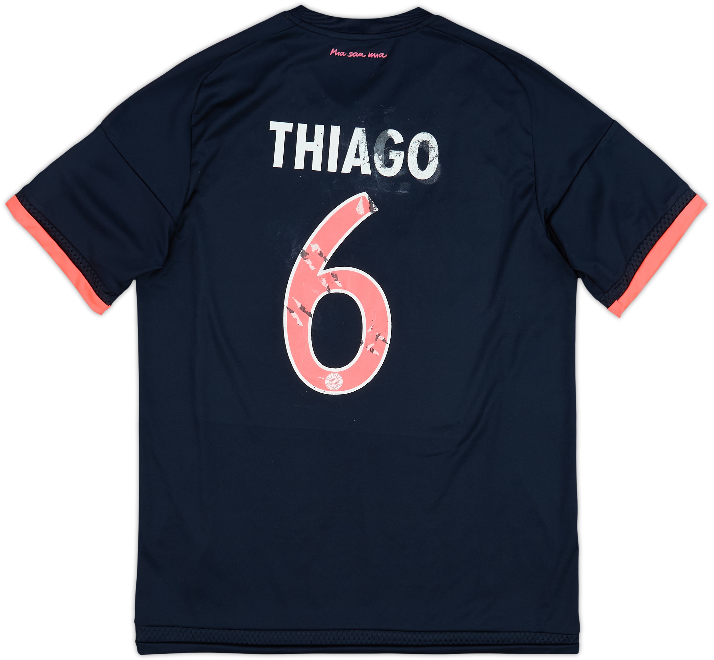 2015-16 Bayern Munich Third Shirt Thiago #6 - 4/10 - (M)
