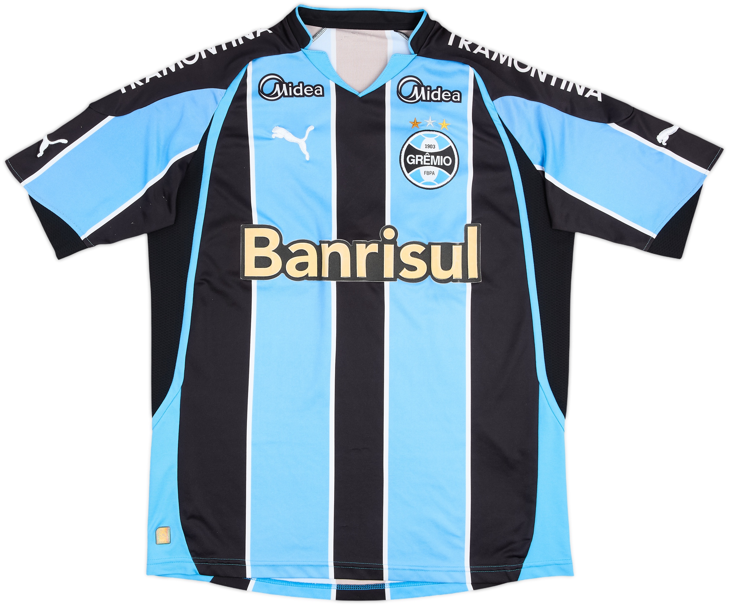 Puma Gremio サッカーシャツ L 2010 Gremio Home Shirt #5 - 6/10 - (XL)