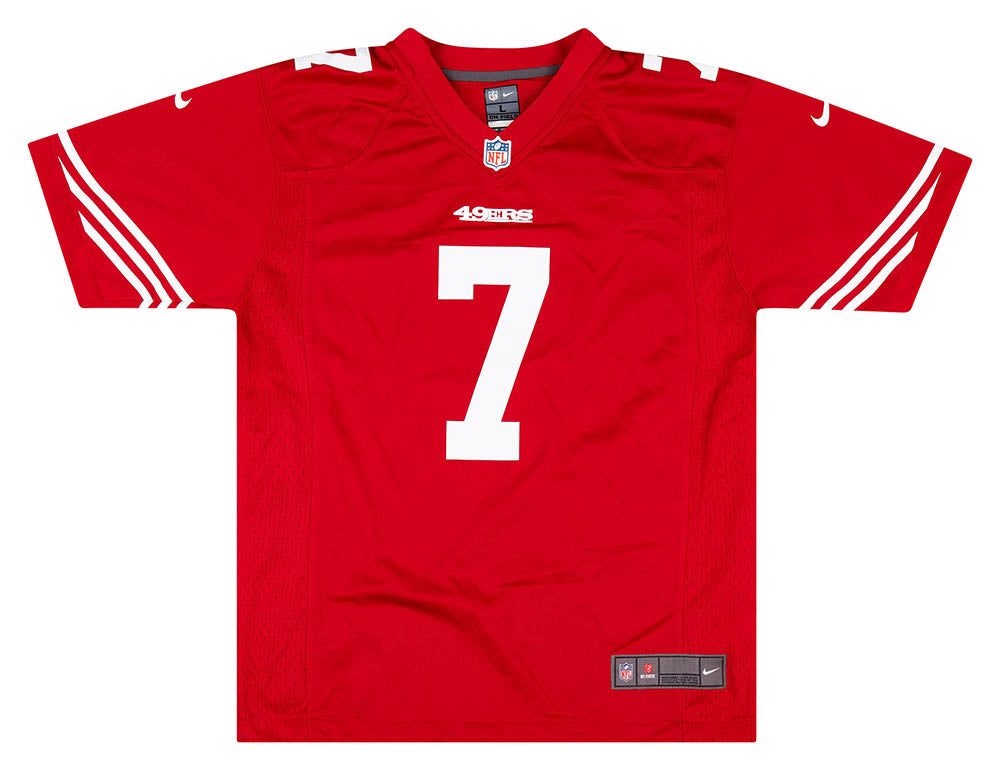 2012 16 San Francisco 49ers Kaepernick 7 Nike Game Jersey Home Y W Tags