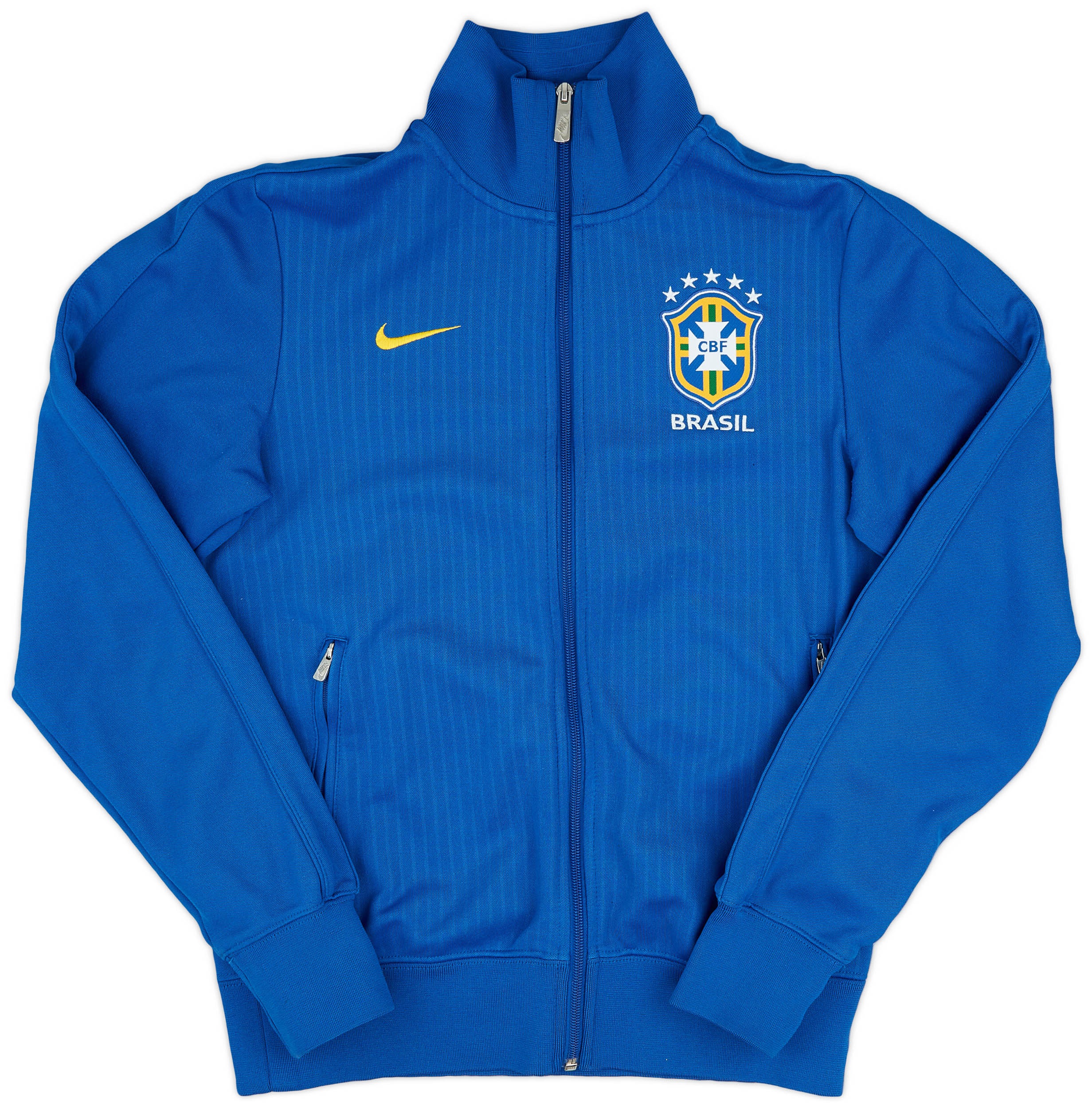 2012-13 Brazil Nike N98 Track Jacket - 9/10 - (S)