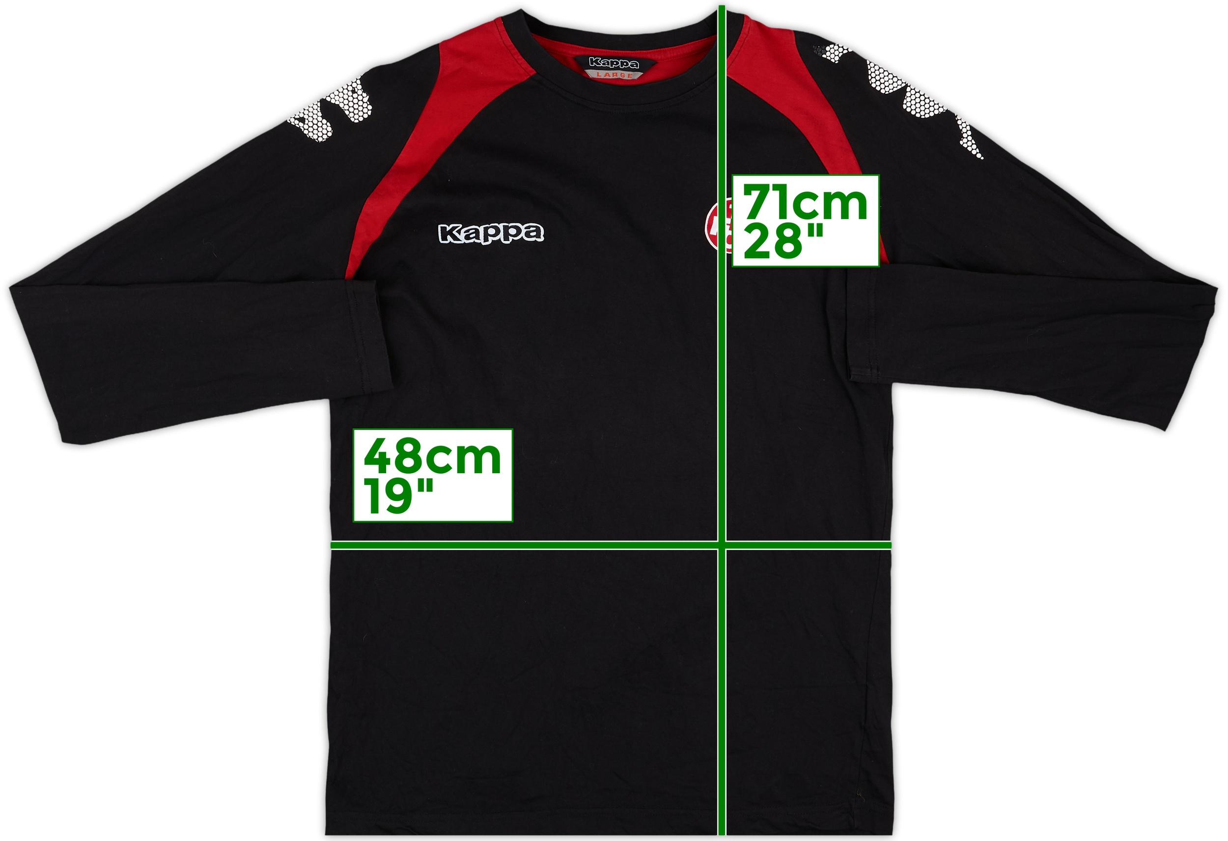 2006-07 Kaiserslautern Kappa Cotton L/S Shirt - 7/10 - (L)