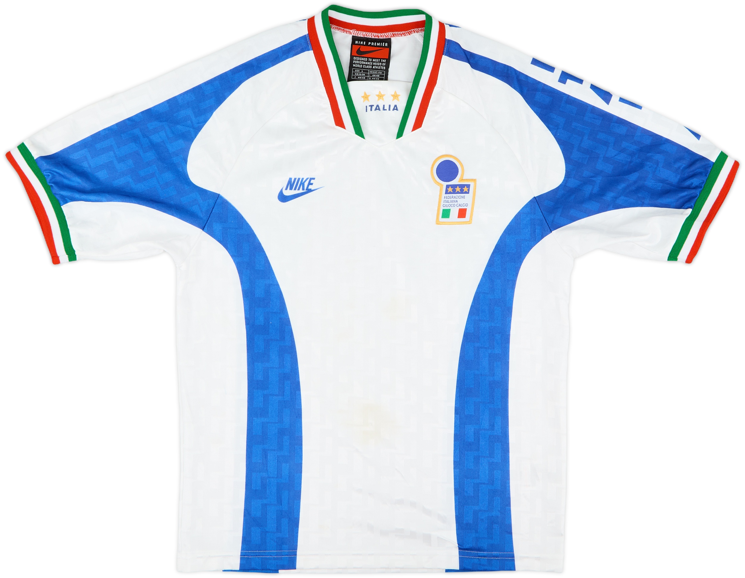 NIKE 95-96 イタリア代表　ユニフォーム MADE in UK NIKE 95-96 イタリア代表 ユニフォーム MADE in UK NIKE 95-96