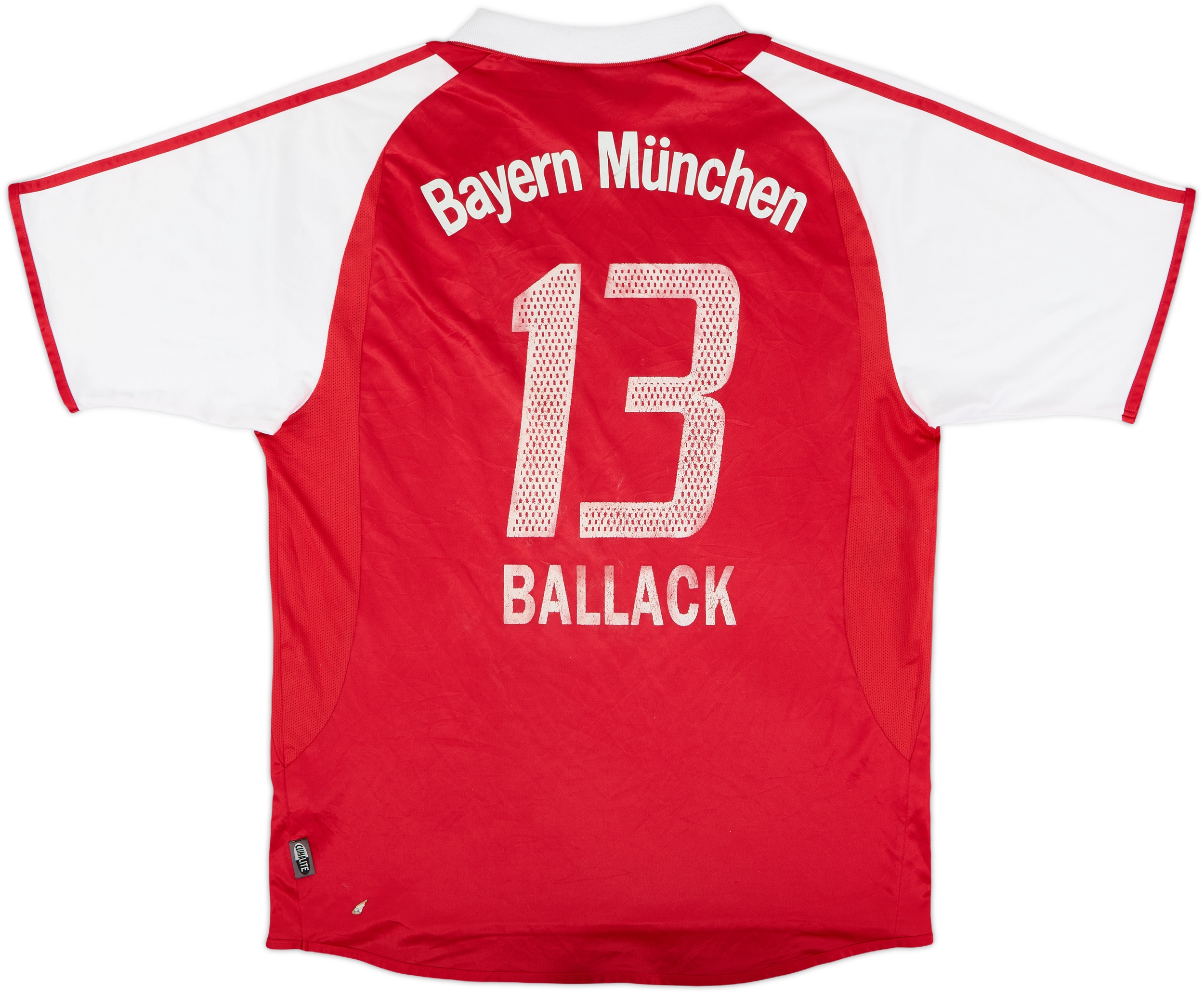 Bayern München Ballack 13 シャツ 2004-05 Bayern Munich Player Issue CL Shirt Ballack #13 (XL)