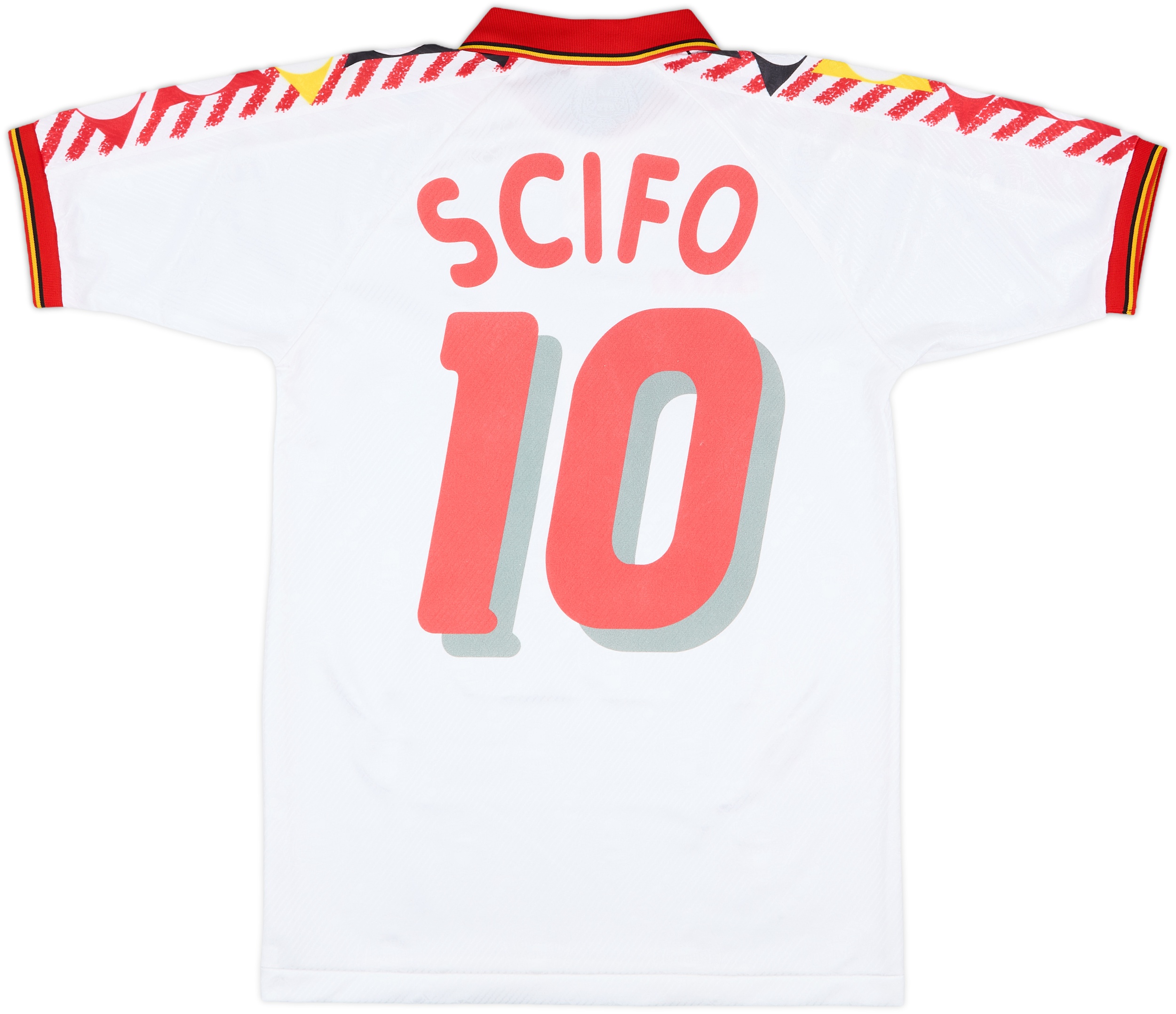 1994-96 Belgium Away Shirt Scifo #10 - 8/10 - (L)