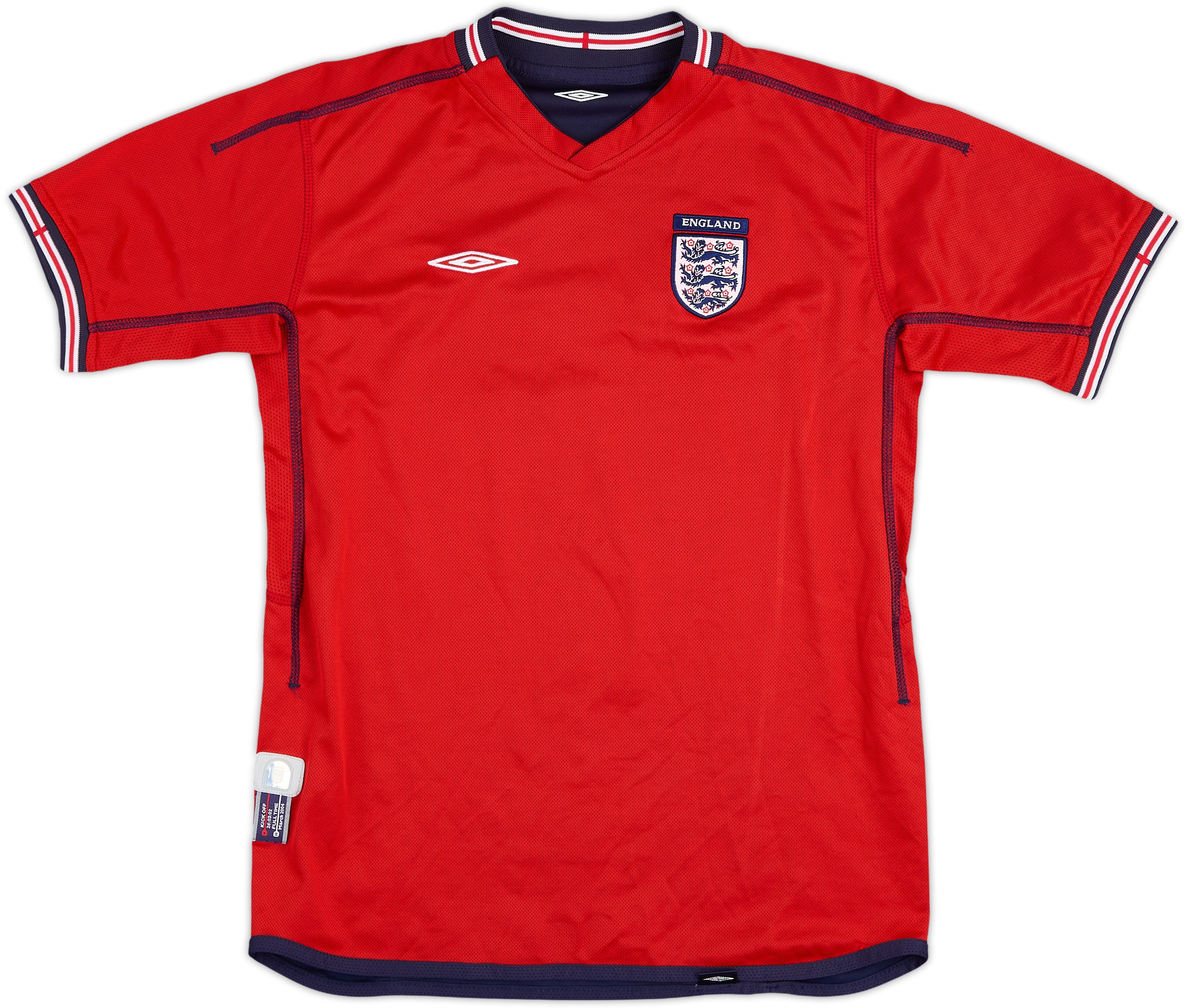 2002-04 England Away Shirt - 9/10 - (XL.Boys)