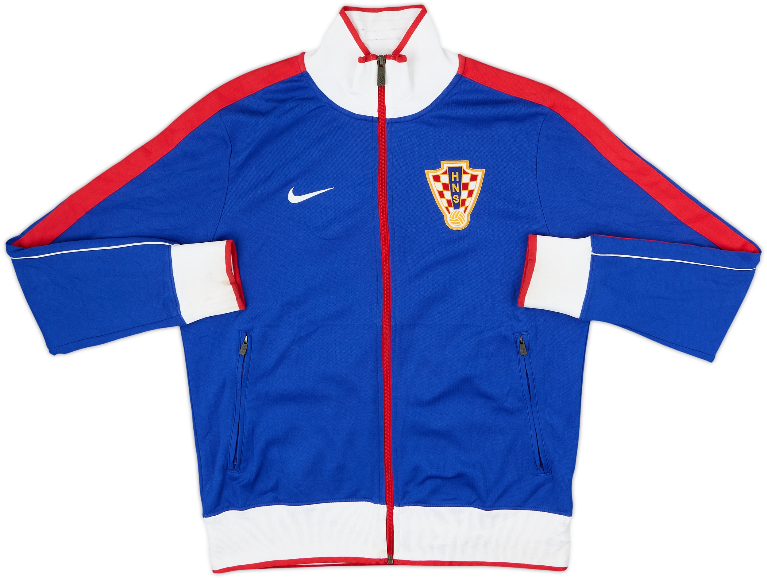 希少／美品／M！ ナイキ クロアチア代表 N98／トラックトップ 2010-11 Croatia Nike N98 Track Jacket - 6/10 - (M)