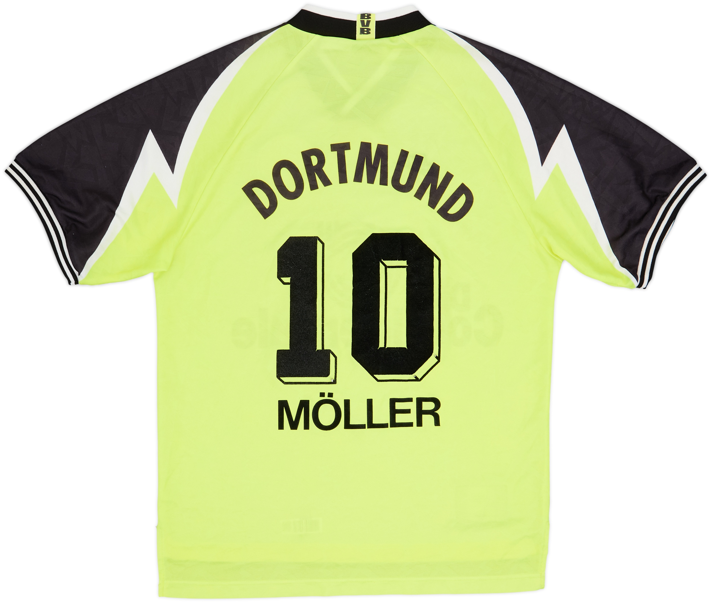 1995-96 Borussia Dortmund Home Shirt Moller #10 - 8/10 - (M)