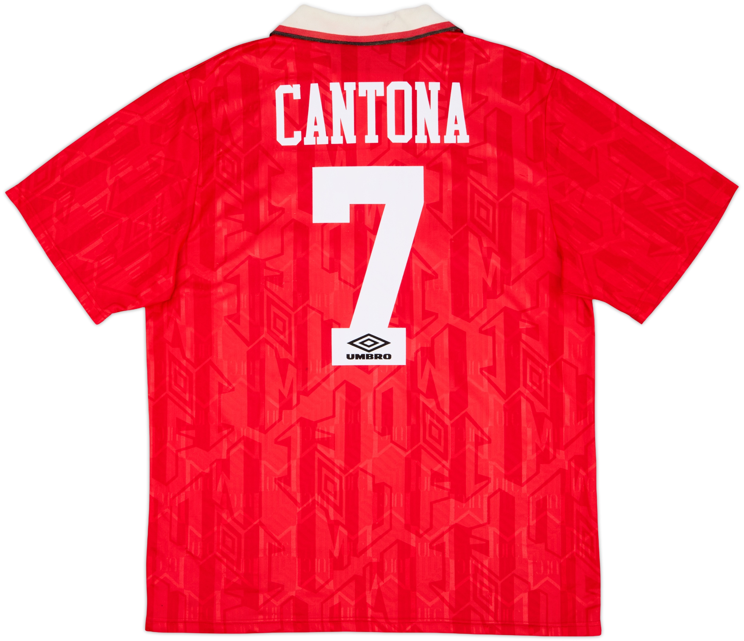 1992-94 Manchester United Home Shirt Cantona #7 - 7/10 - (L)