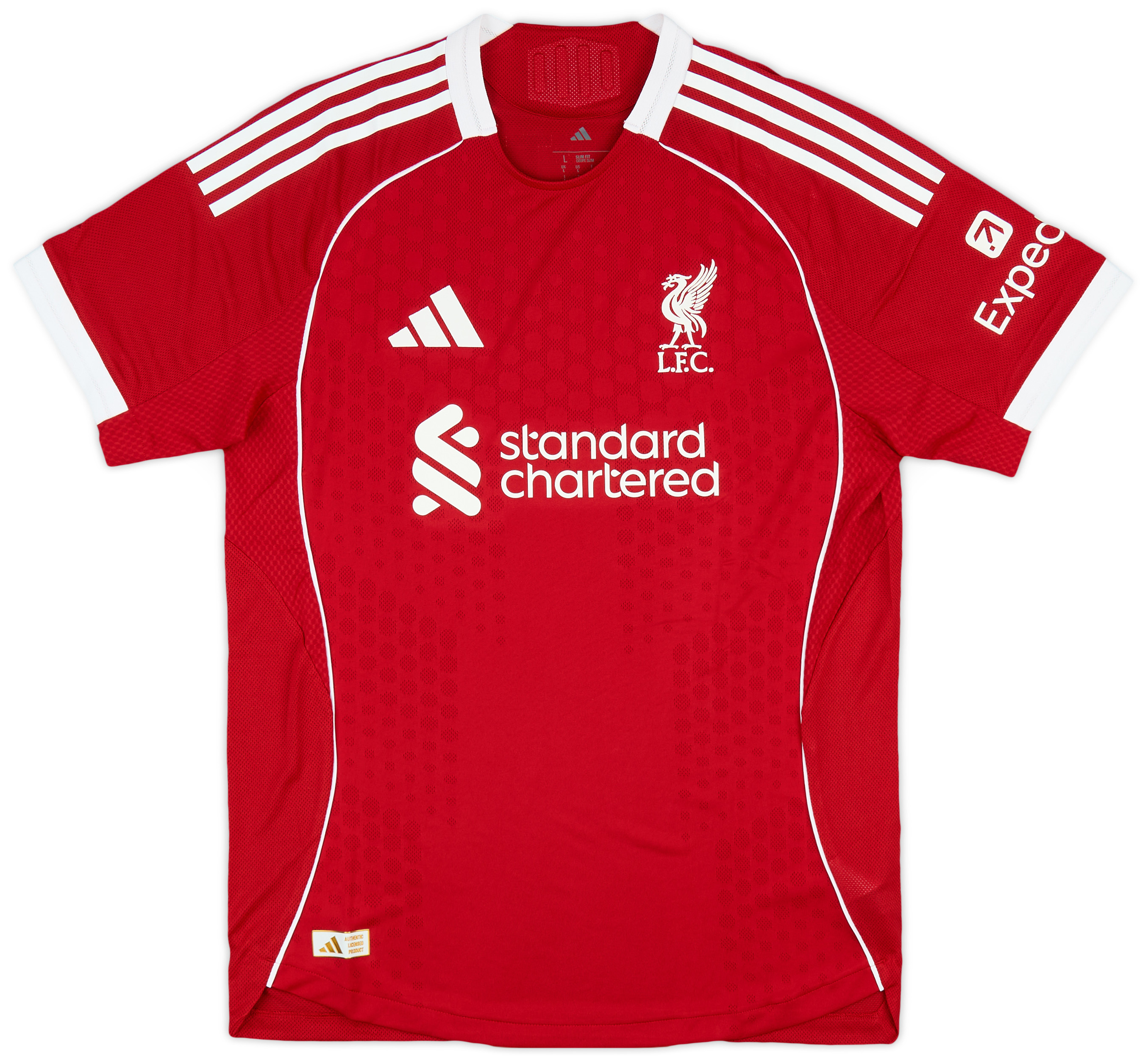 2025-26 Liverpool Authentic Home Shirt Wirtz #7